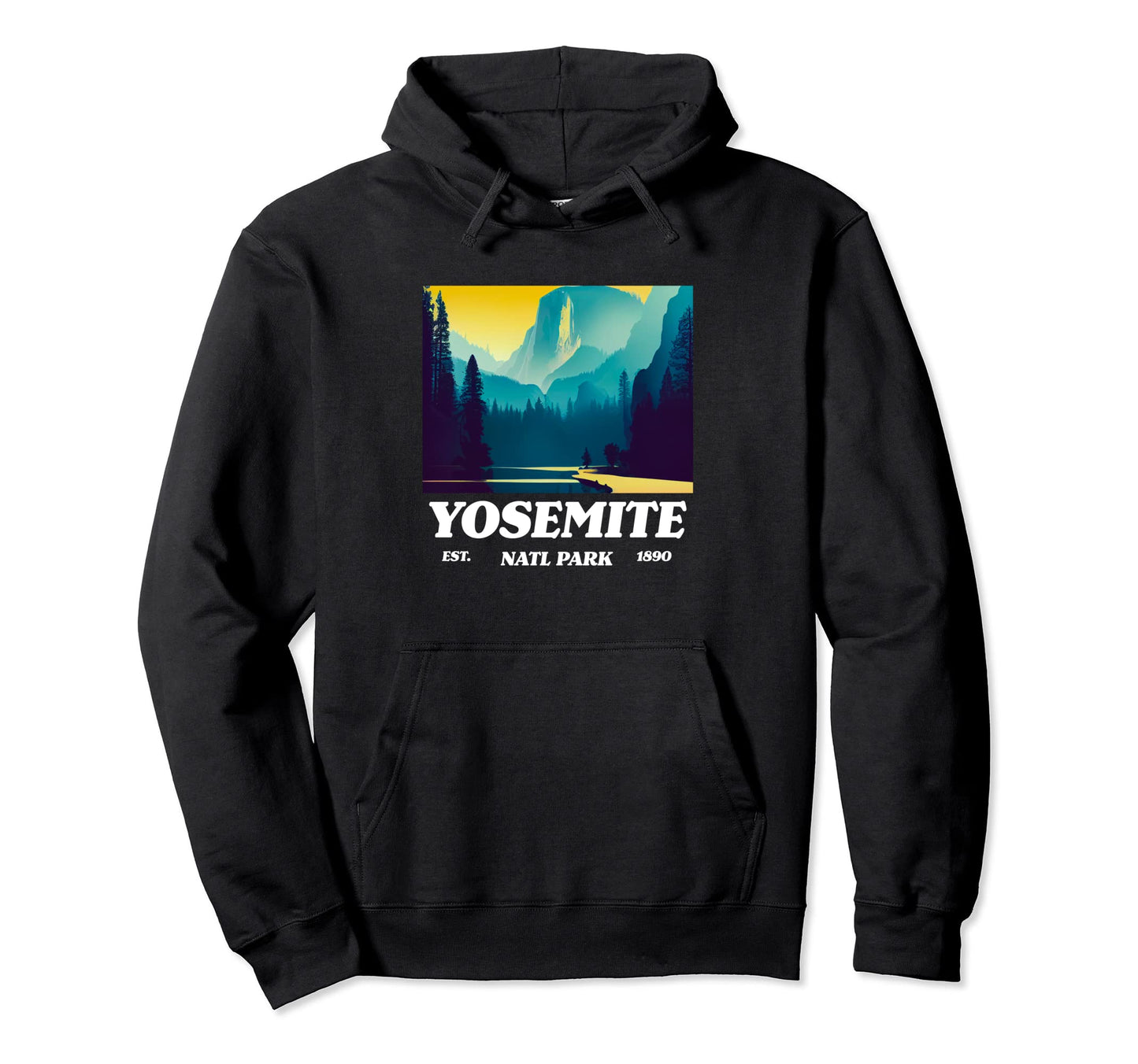Yosemite Yosemite National Park Hoodie - Custom Art Print Unisex - T-Shirt, Sweatshirt, Hoodie