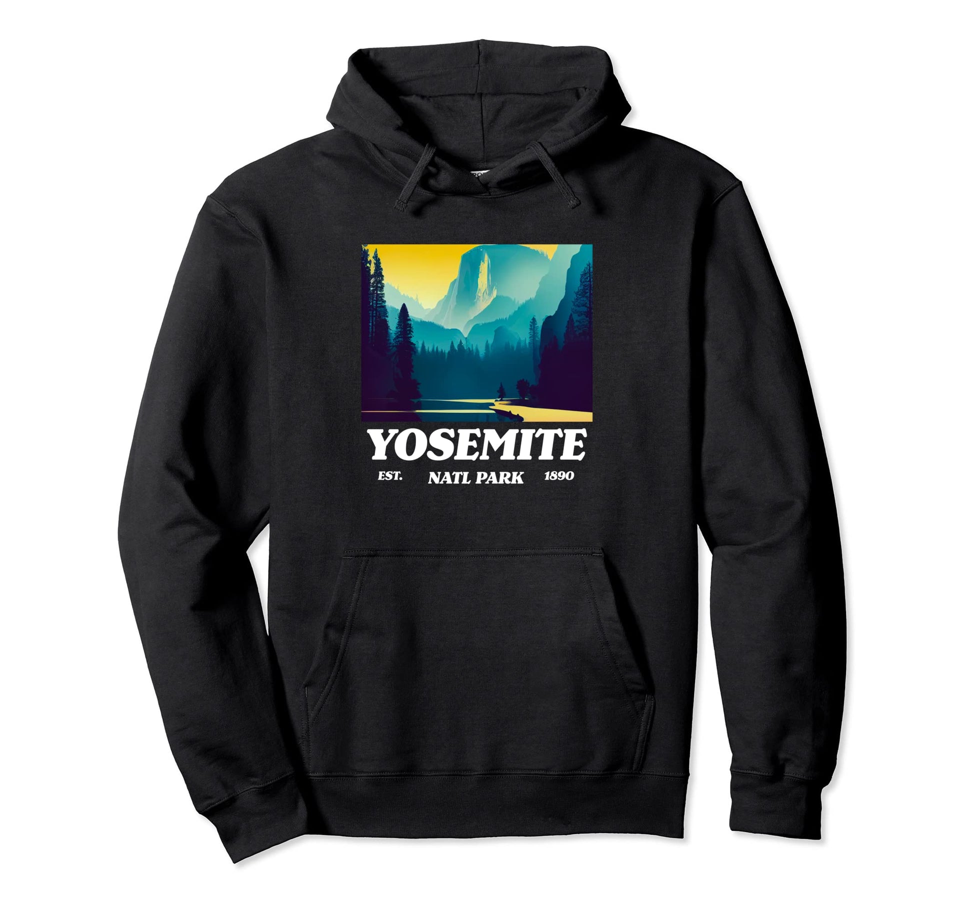 Yosemite Yosemite National Park Hoodie - Custom Art Print Unisex - T-Shirt, Sweatshirt, Hoodie