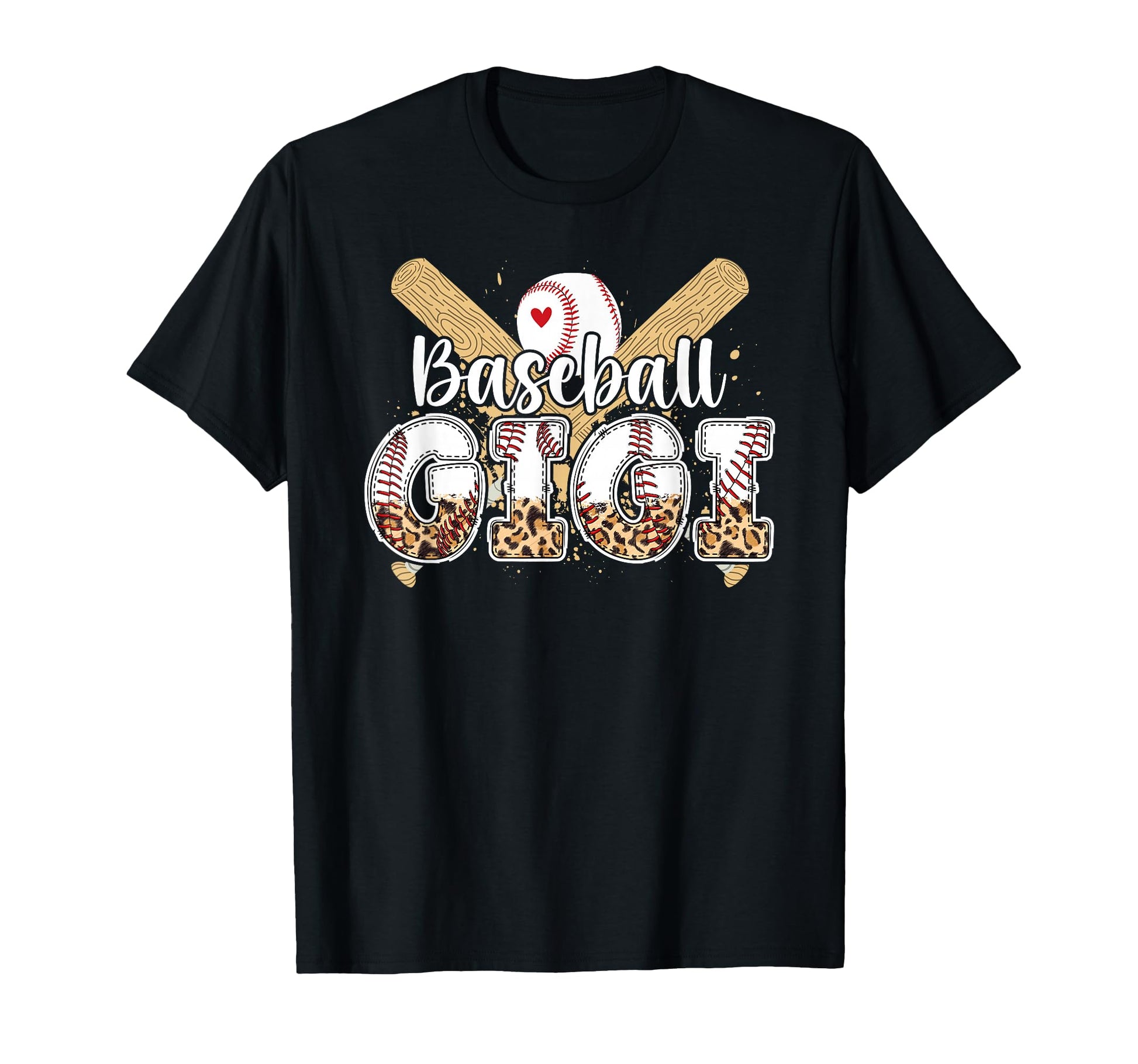 Baseball Gigi Leopard Gigi Baseball T-Shirt - Minimalist Print Men Women - T-Shirt, Sweatshirt, Hoodie