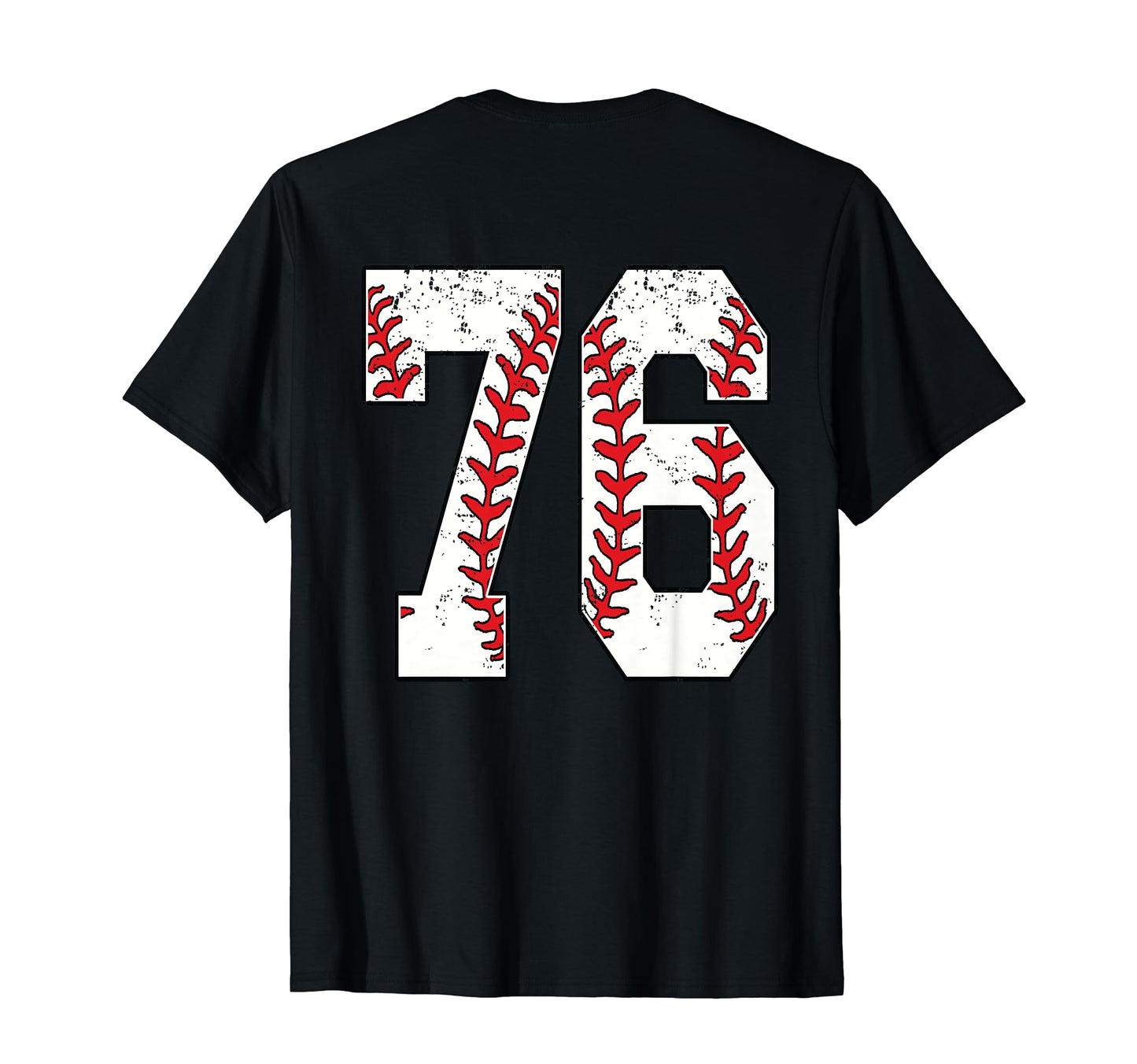 Number 76 Baseball Jersey Number 3 Back T-Shirt - Unique Graphic for Adults - T-Shirt, Sweatshirt, Hoodie
