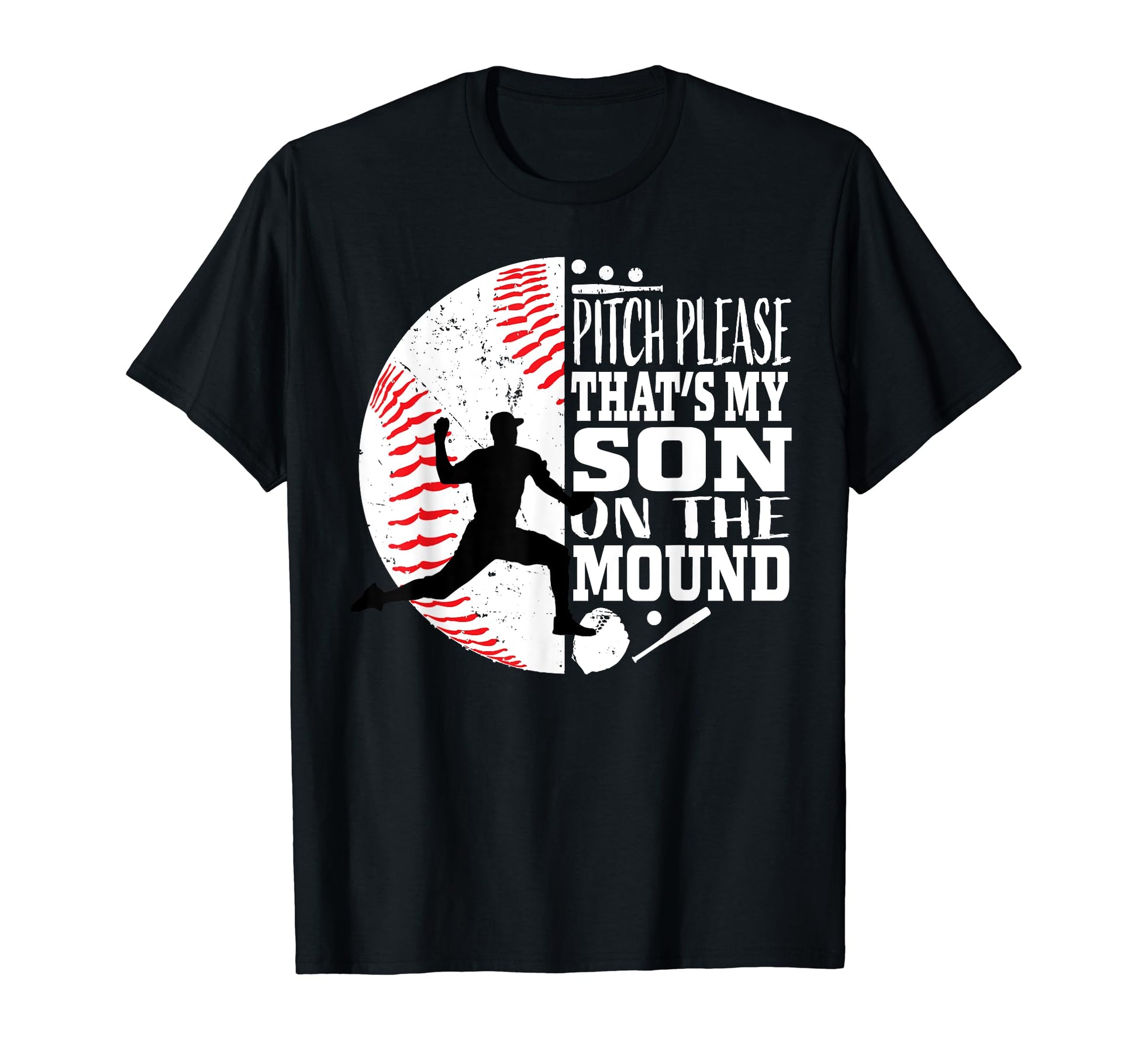 Pitch Please Funny Baseball Pitcher T-Shirt - Trendy Graphic for Adults - T-Shirt, Sweatshirt, Hoodie