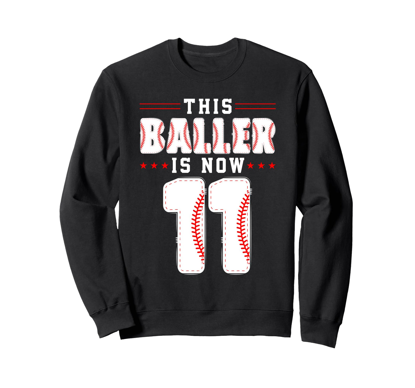11Th Birthday Baseball Lover This Sweatshirt - Novelty Apparel Men Women - T-Shirt, Sweatshirt, Hoodie