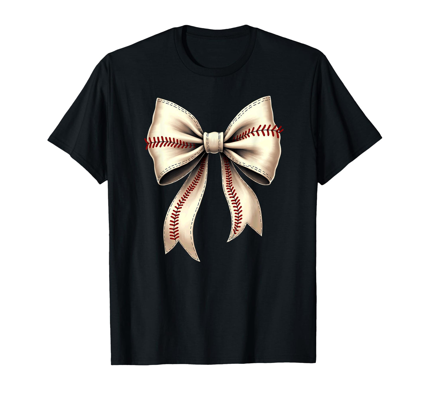 Baseball Coquette Bow Mommy T-Shirt - Minimalist Print for Adults - T-Shirt, Sweatshirt, Hoodie