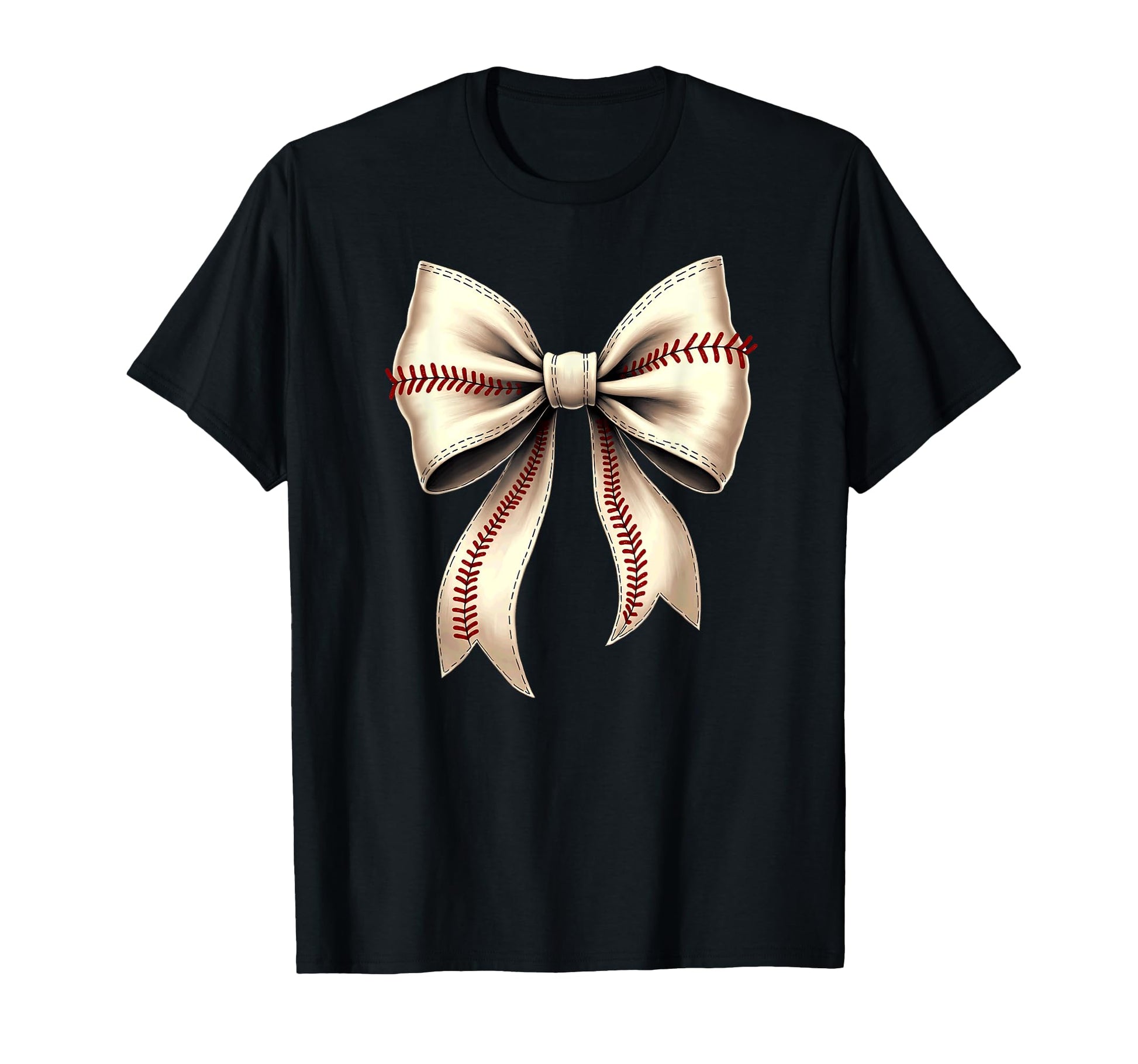 Baseball Coquette Bow Mommy T-Shirt - Minimalist Print for Adults - T-Shirt, Sweatshirt, Hoodie