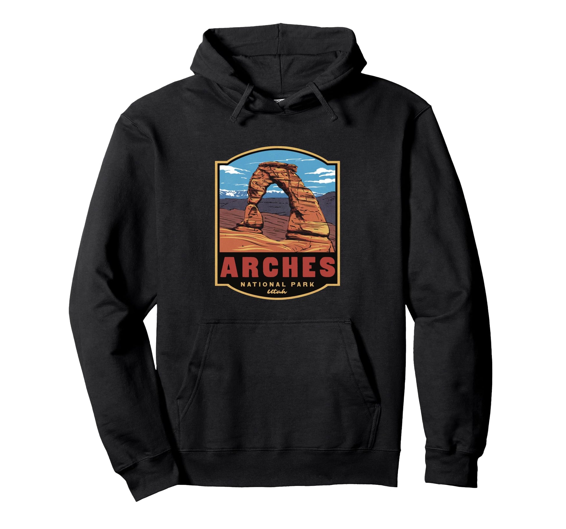 Arches National Park Utah Hoodie - Minimalist Print Men Women - T-Shirt, Sweatshirt, Hoodie