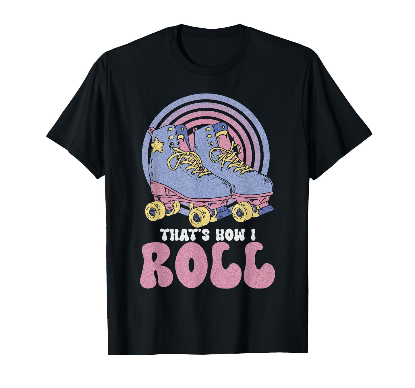 Roller Skating Skate 1970S This Is T-Shirt - Custom Art Print Men Women - T-Shirt, Sweatshirt, Hoodie