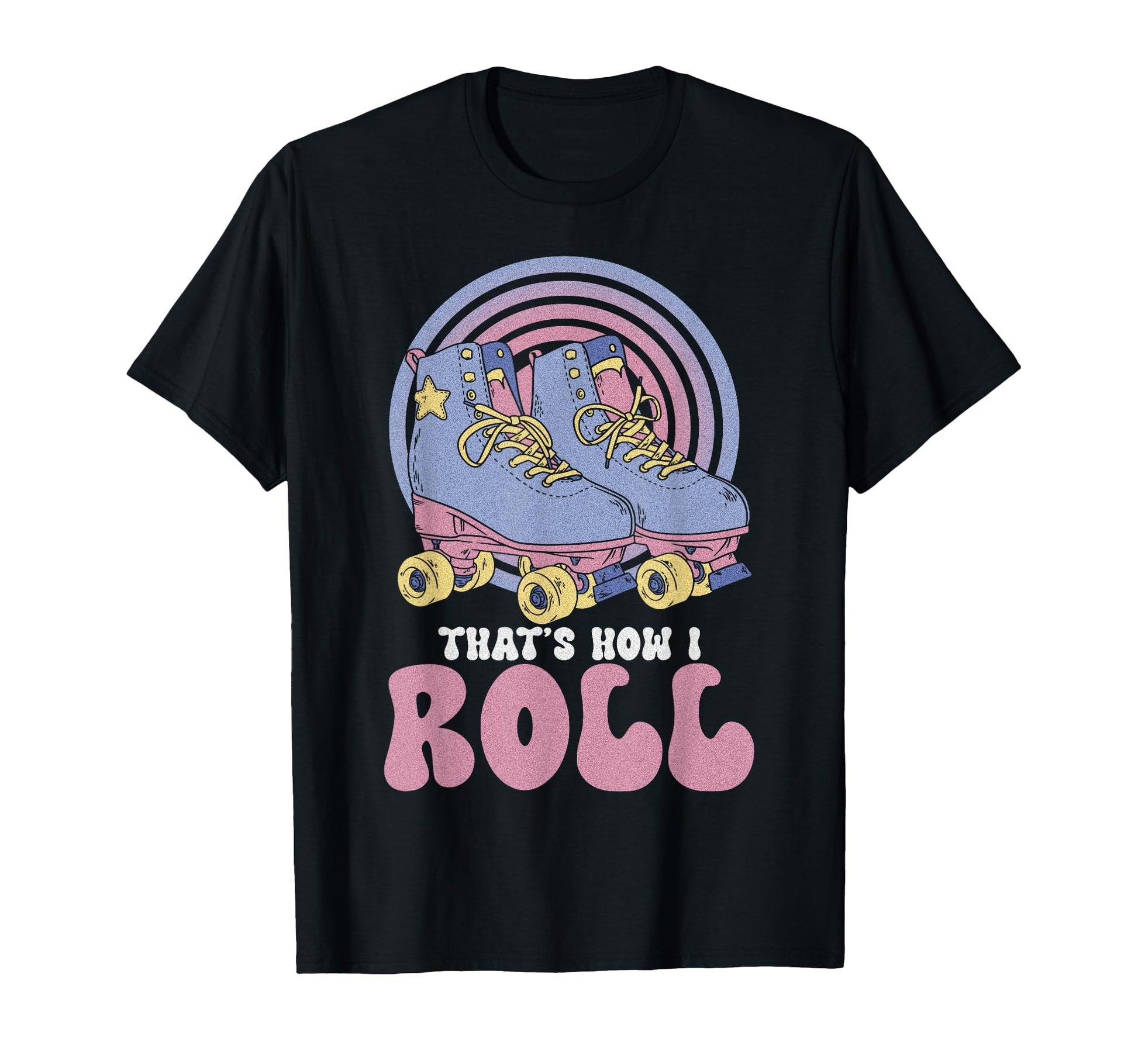 Roller Skating Skate 1970S This Is T-Shirt - Custom Art Print Men Women - T-Shirt, Sweatshirt, Hoodie