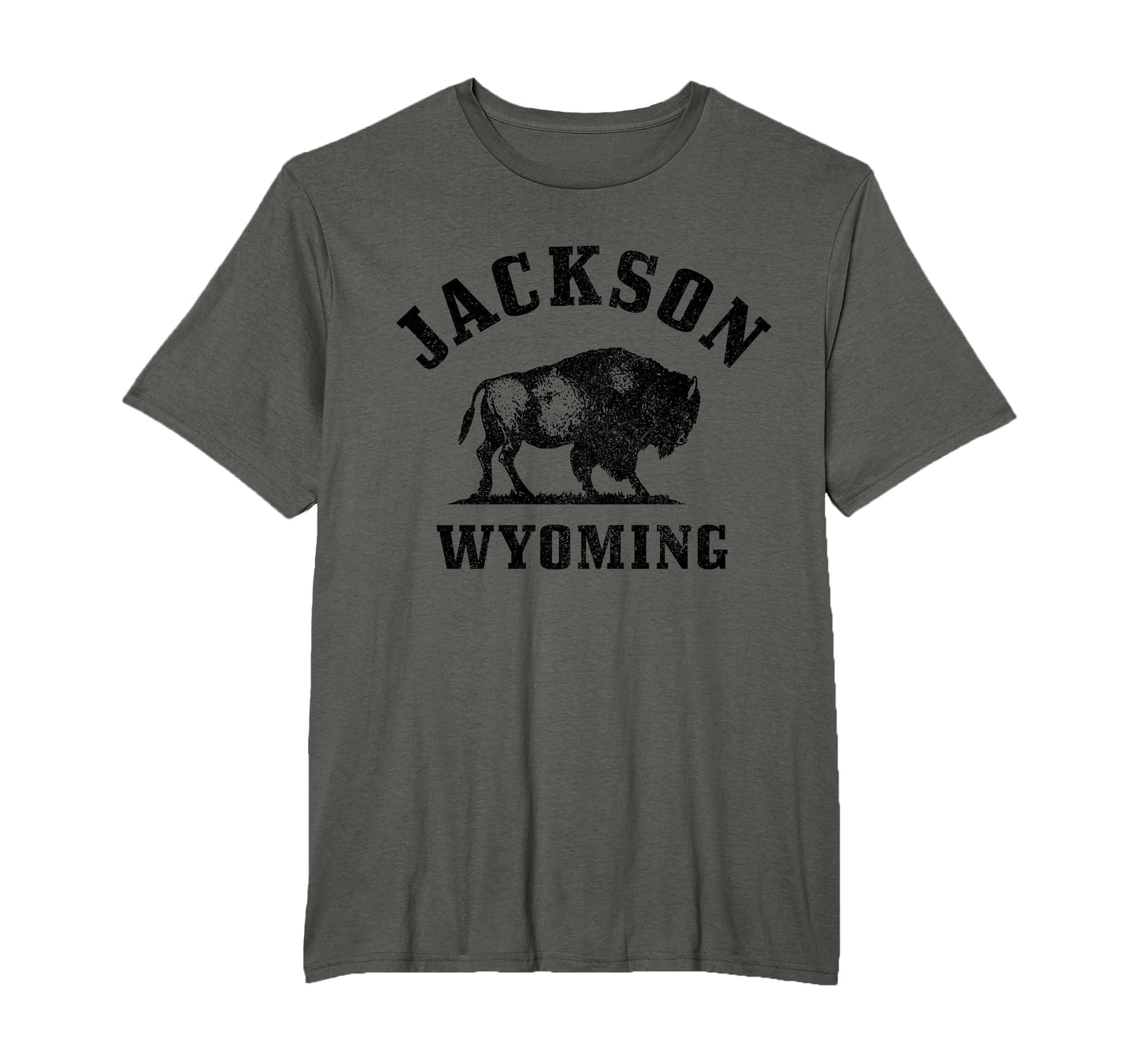 Jackson Wyoming Cowboy State Bison T-Shirt - Minimalist Print Unisex - T-Shirt, Sweatshirt, Hoodie