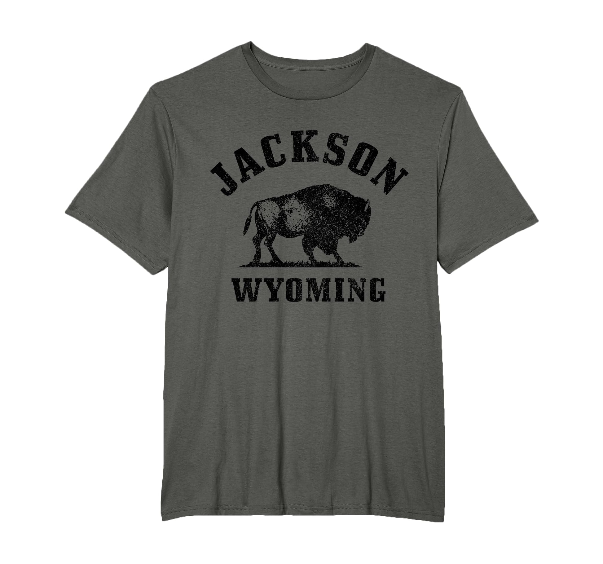 Jackson Wyoming Cowboy State Bison T-Shirt - Minimalist Print Unisex - T-Shirt, Sweatshirt, Hoodie