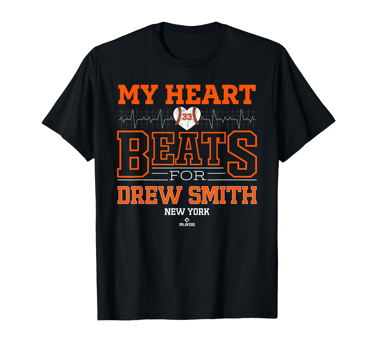 My Heart Beats Drew Smith New York T-Shirt - Casual Everyday Wear Unisex - T-Shirt, Sweatshirt, Hoodie