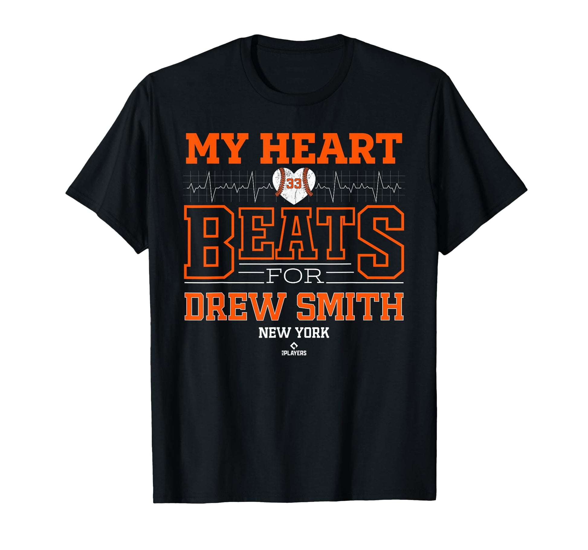 My Heart Beats Drew Smith New York T-Shirt - Casual Everyday Wear Unisex - T-Shirt, Sweatshirt, Hoodie