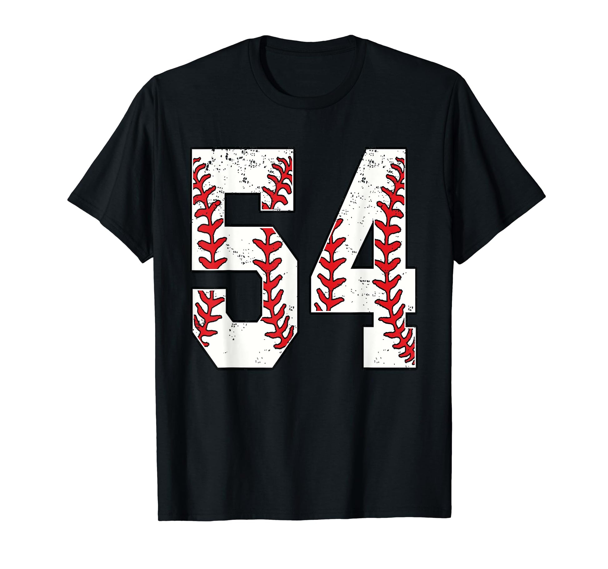 Number 54 Baseball 54 Jersey Number T-Shirt - Minimalist Print Men Women - T-Shirt, Sweatshirt, Hoodie