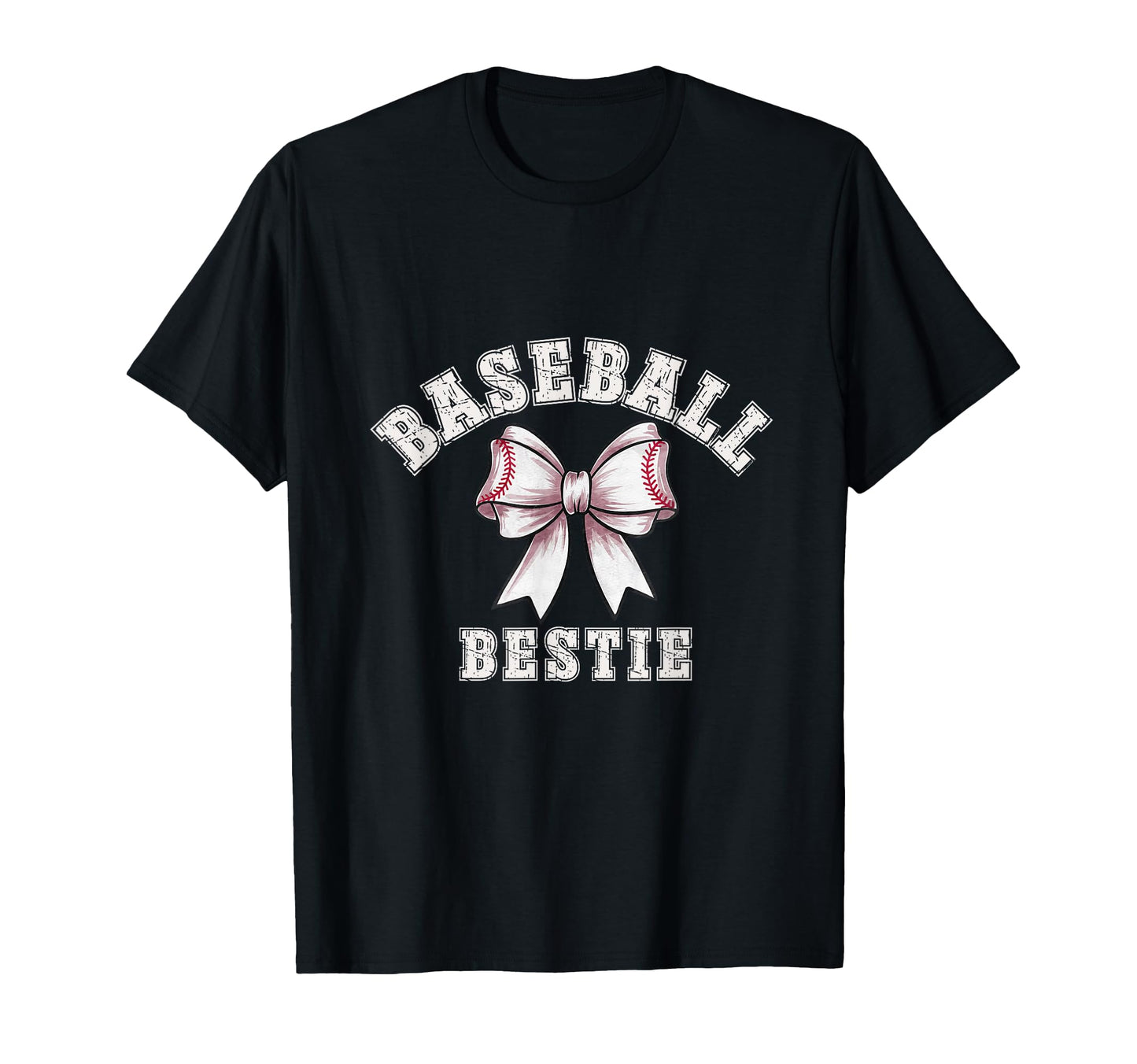 Coquette Baseball Bestie Bow Game Day T-Shirt - Graphic Print Men Women - T-Shirt, Sweatshirt, Hoodie