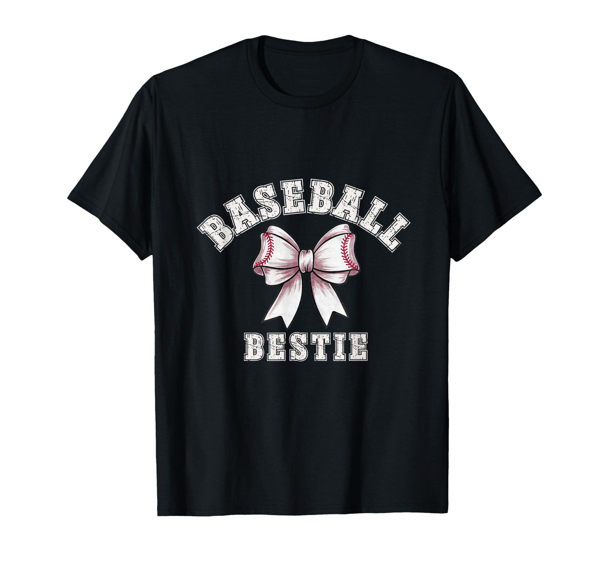 Coquette Baseball Bestie Bow Game Day T-Shirt - Graphic Print Men Women - T-Shirt, Sweatshirt, Hoodie