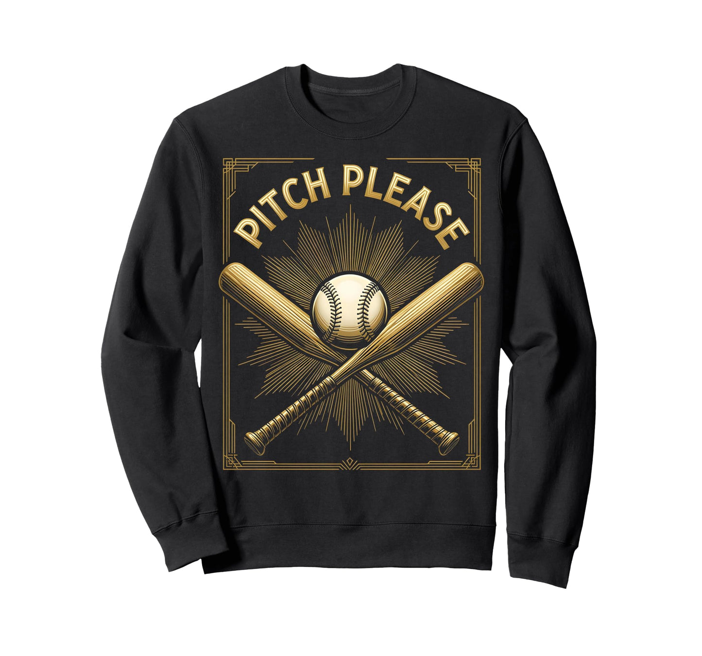 Pitch Please Funny Softball Sweatshirt - Novelty Apparel for Adults - T-Shirt, Sweatshirt, Hoodie