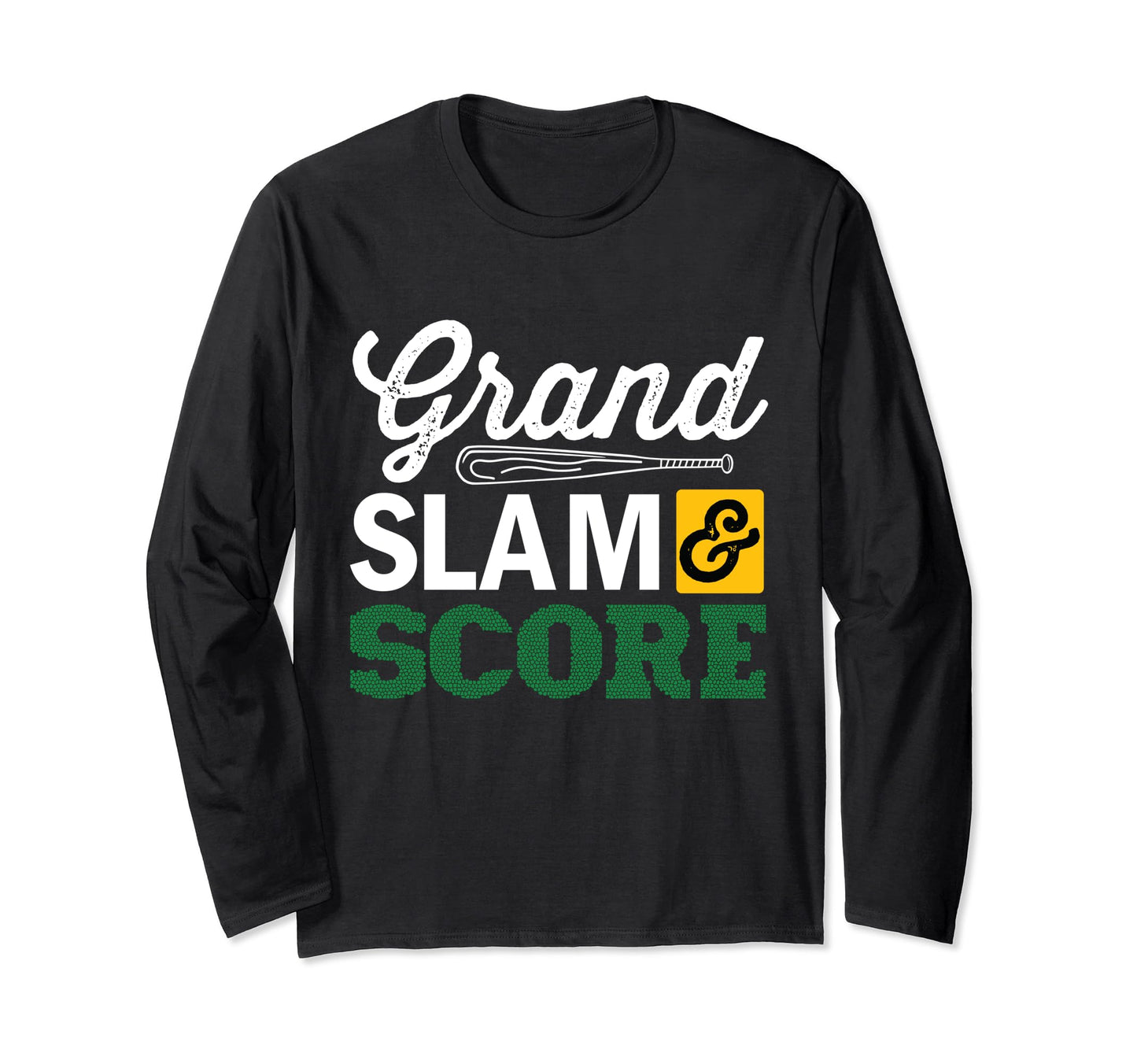 Grand Slam Score Baseball Bat Gift T-Shirt - Fun Novelty Design Men Women - T-Shirt, Sweatshirt, Hoodie