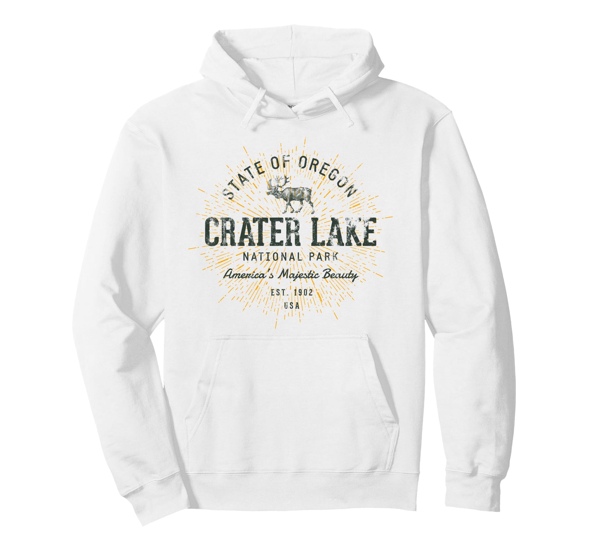 Crater Lake National Park Hoodie - Casual Everyday Wear Men Women - T-Shirt, Sweatshirt, Hoodie