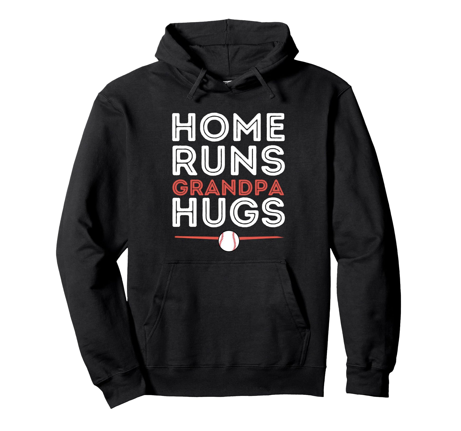 Baseball Homeruns Grandpa Hugs Family Hoodie - Streetwear Style Men Women - T-Shirt, Sweatshirt, Hoodie