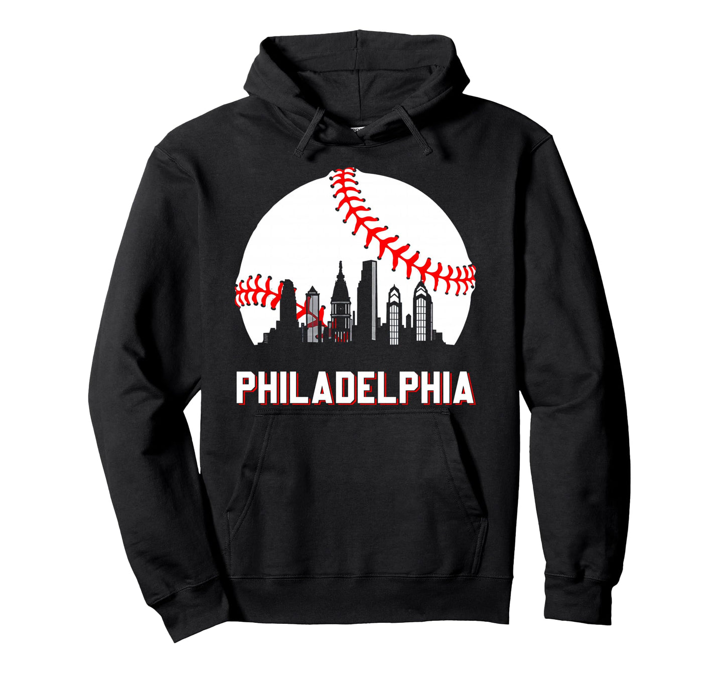 Philly Baseball Leopard Heart Hoodie - Aesthetic Graphic Men Women - T-Shirt, Sweatshirt, Hoodie