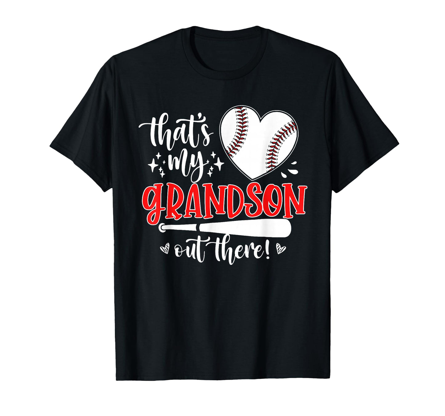 Thats My Grandson Out There Baseball T-Shirt - Aesthetic Graphic Unisex - T-Shirt, Sweatshirt, Hoodie