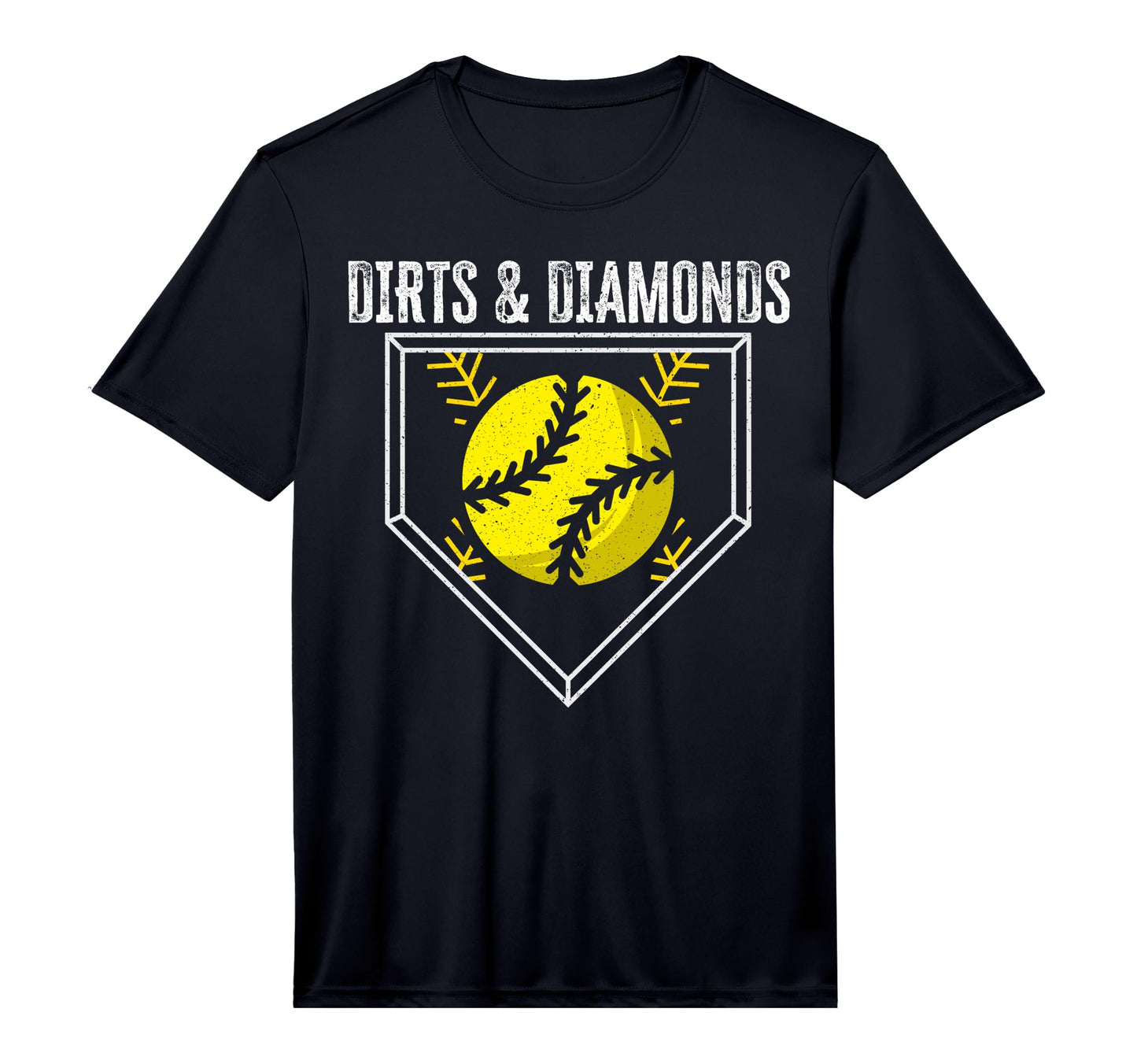 Mens Dirt And Diamonds Softball T-Shirt - Streetwear Style Men Women - T-Shirt, Sweatshirt, Hoodie