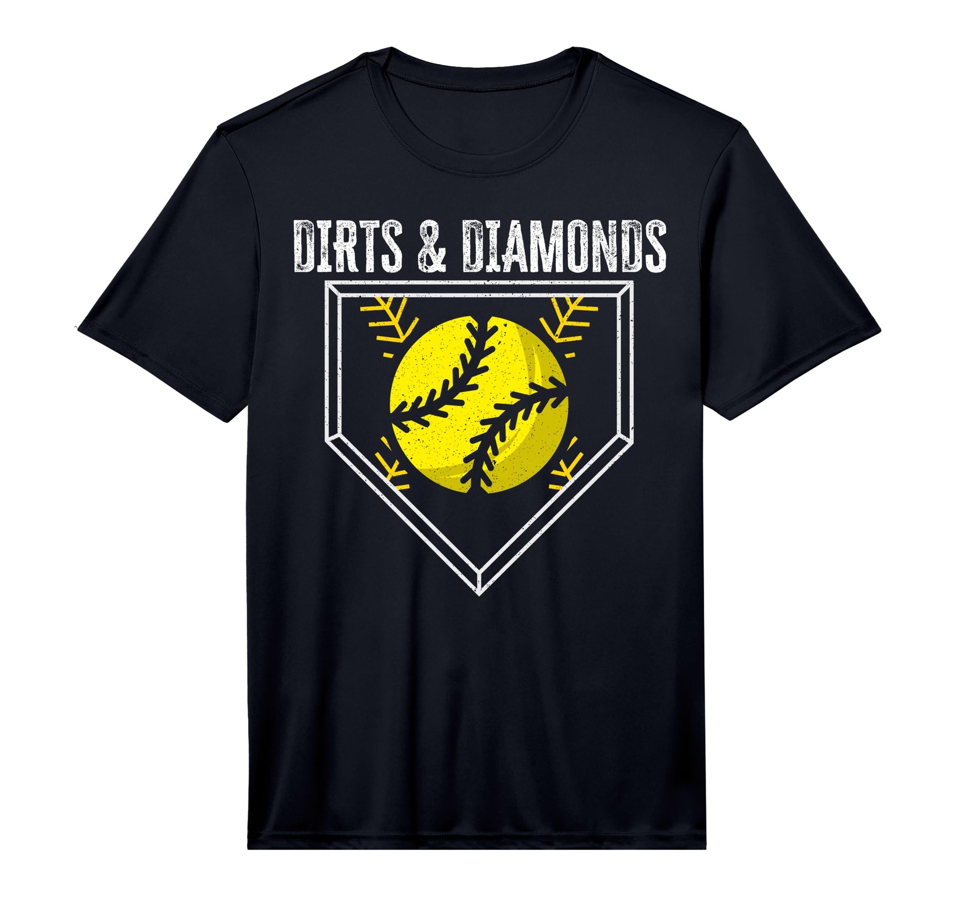 Mens Dirt And Diamonds Softball T-Shirt - Streetwear Style Men Women - T-Shirt, Sweatshirt, Hoodie
