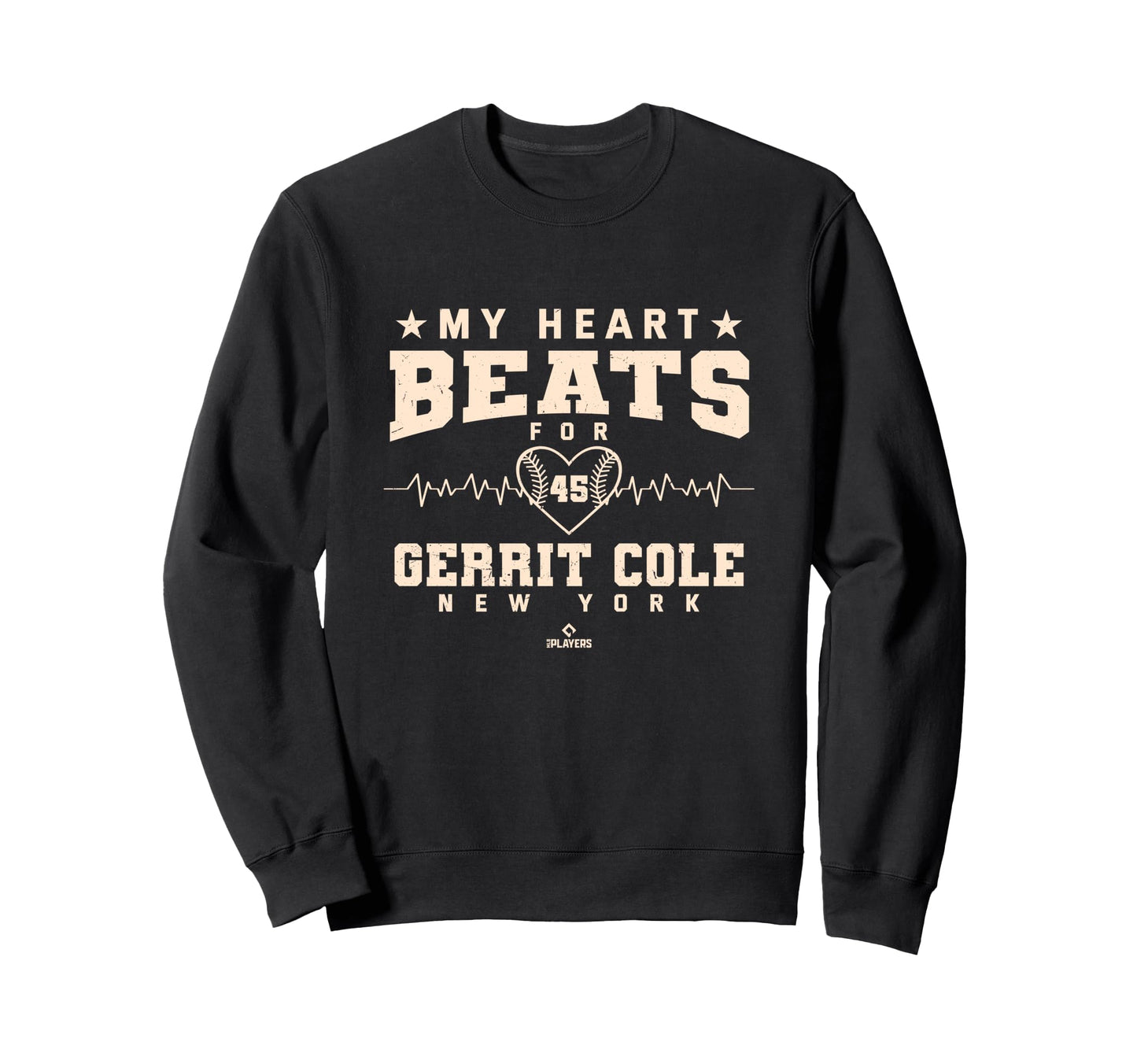 My Heart Beats Gerrit Cole Baseball Sweatshirt - Fun Novelty Design Unisex - T-Shirt, Sweatshirt, Hoodie