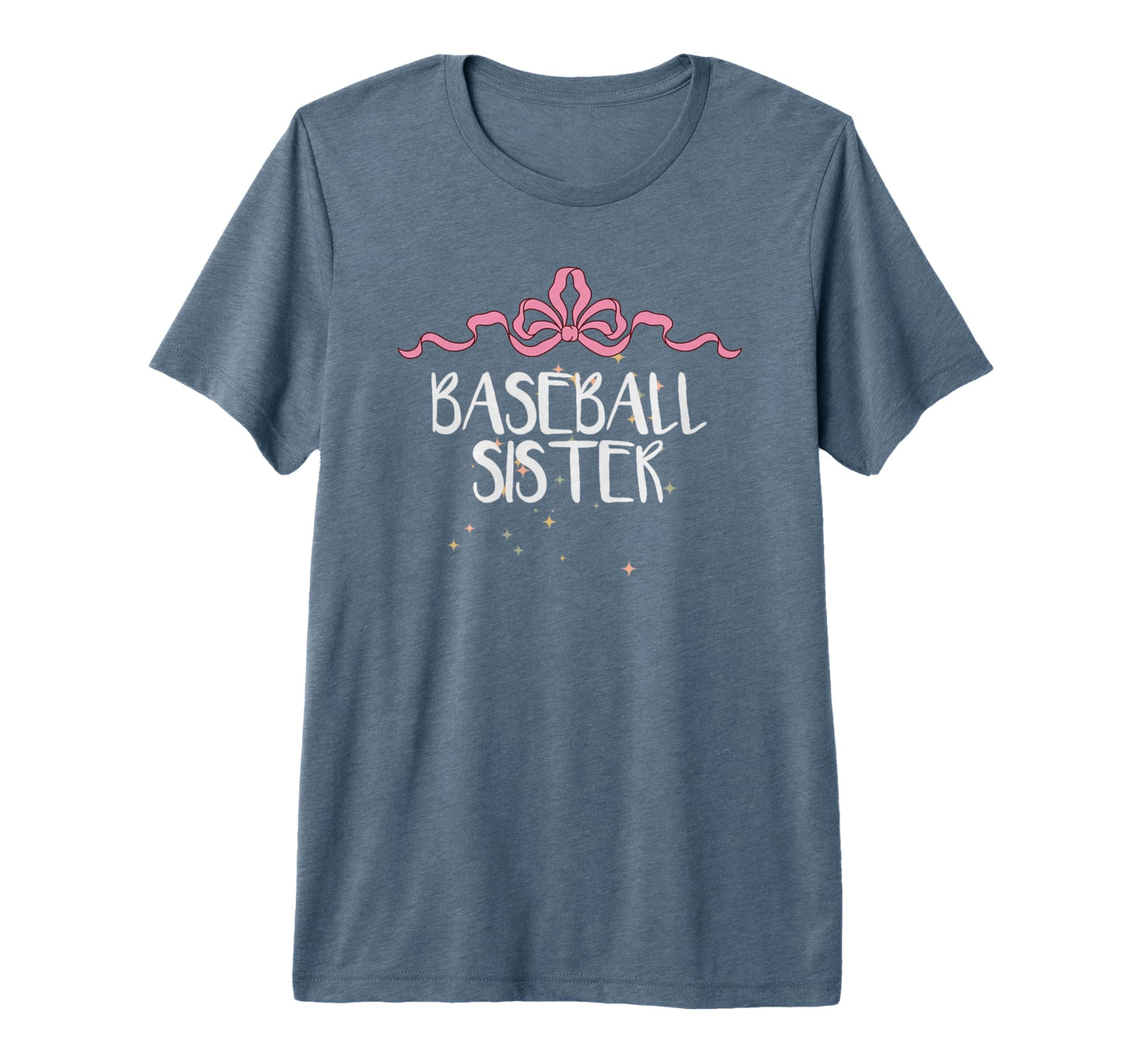 Funny Baseball Sister Coquette Art Bow T-Shirt - Trendy Graphic Men Women - T-Shirt, Sweatshirt, Hoodie