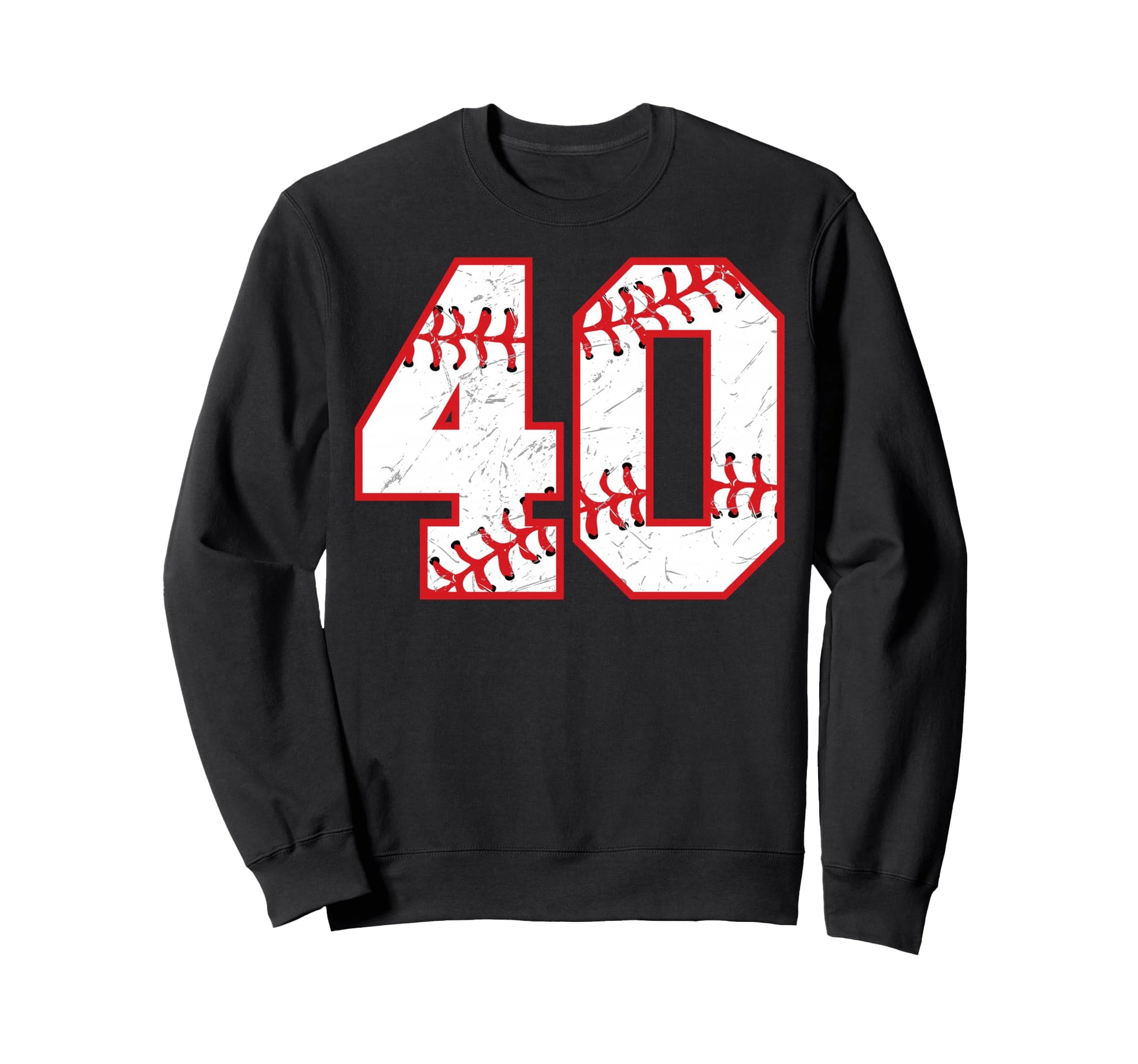 40 Birthday Baseball Theme Bday Sweatshirt - Streetwear Style for Adults - T-Shirt, Sweatshirt, Hoodie