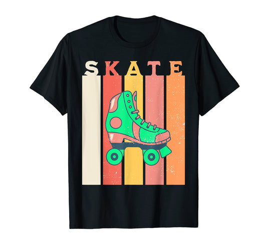 1970S Roller Skates Derby Disco 1980S T-Shirt - Aesthetic Graphic Men Women - T-Shirt, Sweatshirt, Hoodie