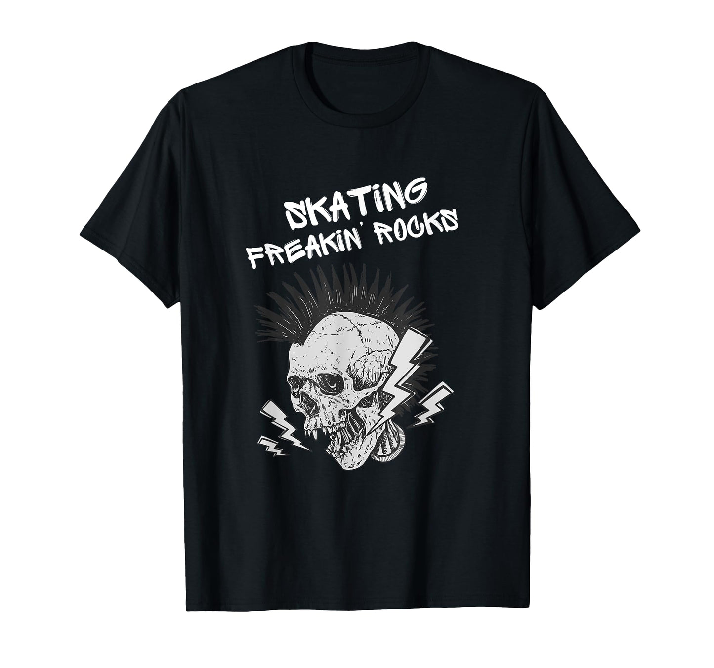 Skating Rocks Roller Skate T-Shirt - Casual Everyday Wear Men Women - T-Shirt, Sweatshirt, Hoodie