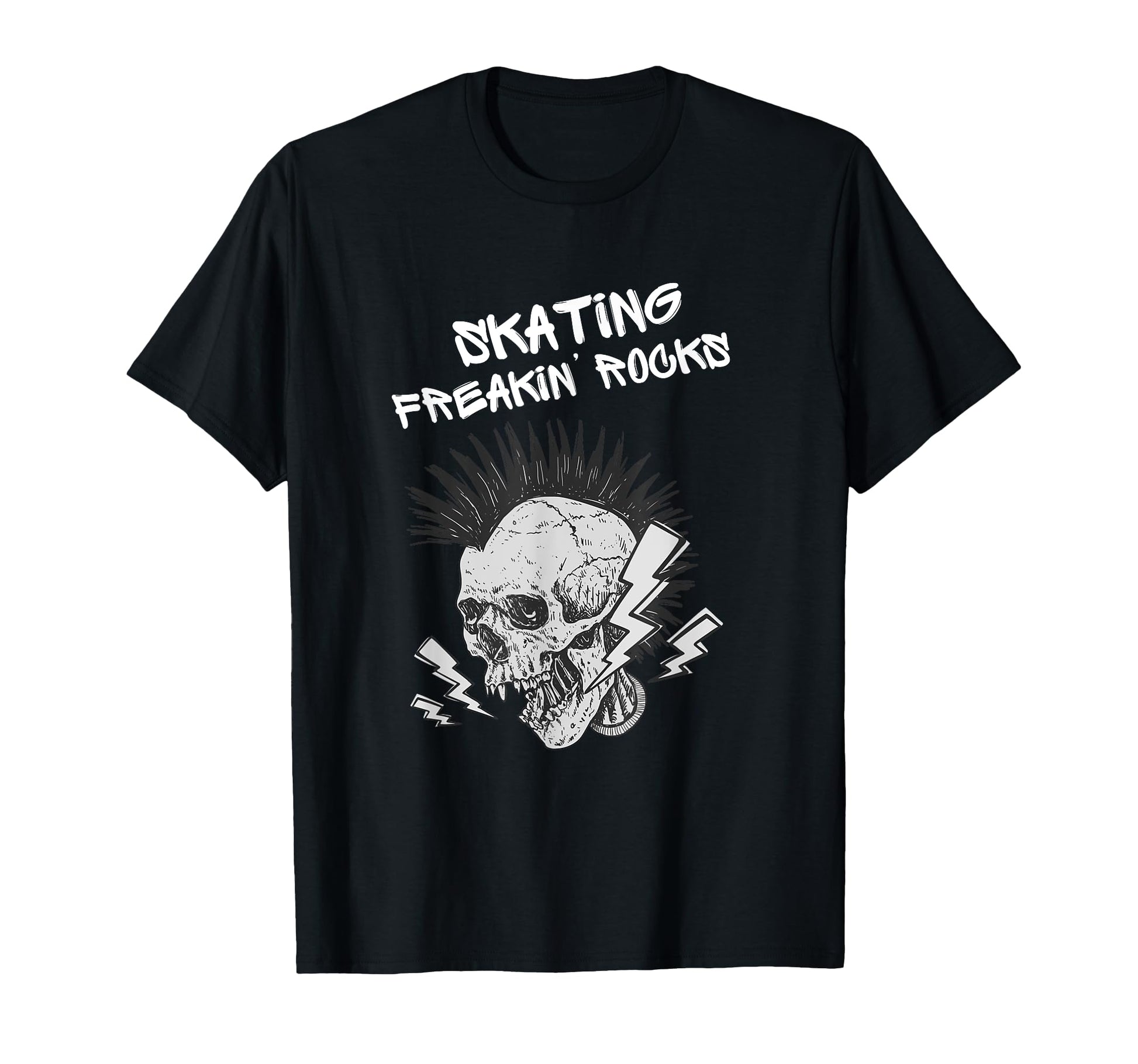 Skating Rocks Roller Skate T-Shirt - Casual Everyday Wear Men Women - T-Shirt, Sweatshirt, Hoodie
