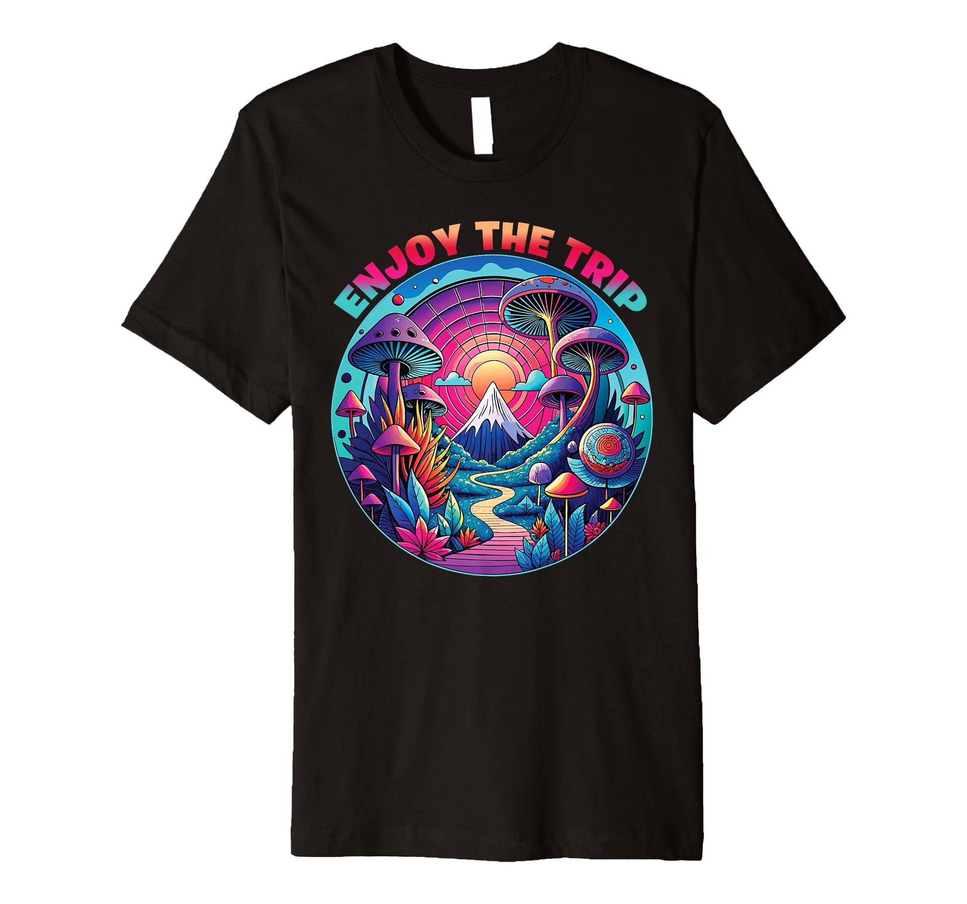 Magic Mushrooms Psychedelic Trip T-Shirt - Minimalist Print for Adults - T-Shirt, Sweatshirt, Hoodie