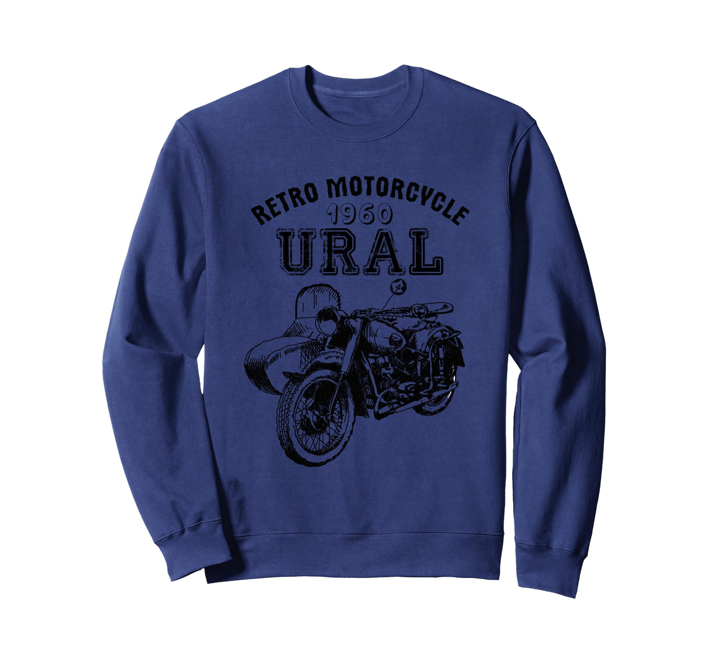 Motorcycle Ural Sidecar Motorbike Sweatshirt - Custom Art Print Unisex - T-Shirt, Sweatshirt, Hoodie
