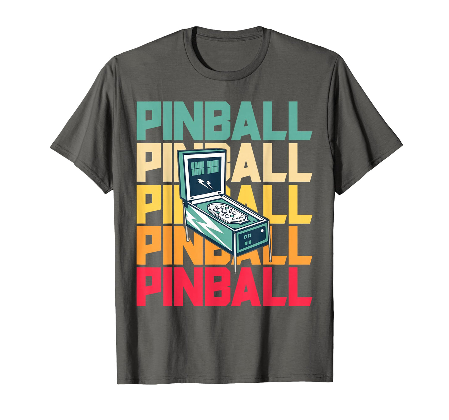 Pinball Arcade Pinball Machine T-Shirt - Aesthetic Graphic for Adults - T-Shirt, Sweatshirt, Hoodie