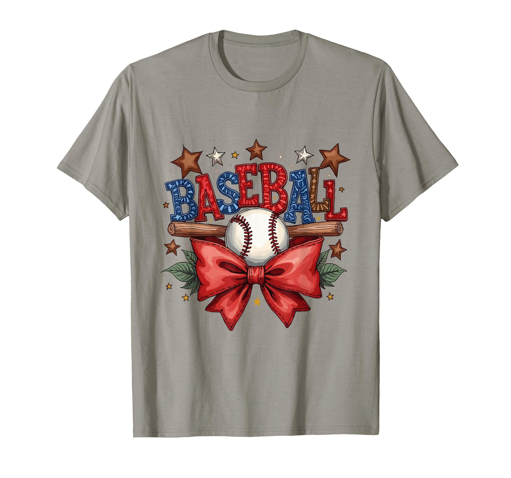 Baseball Coquette Bow Game Day T-Shirt - Fun Novelty Design for Adults - T-Shirt, Sweatshirt, Hoodie