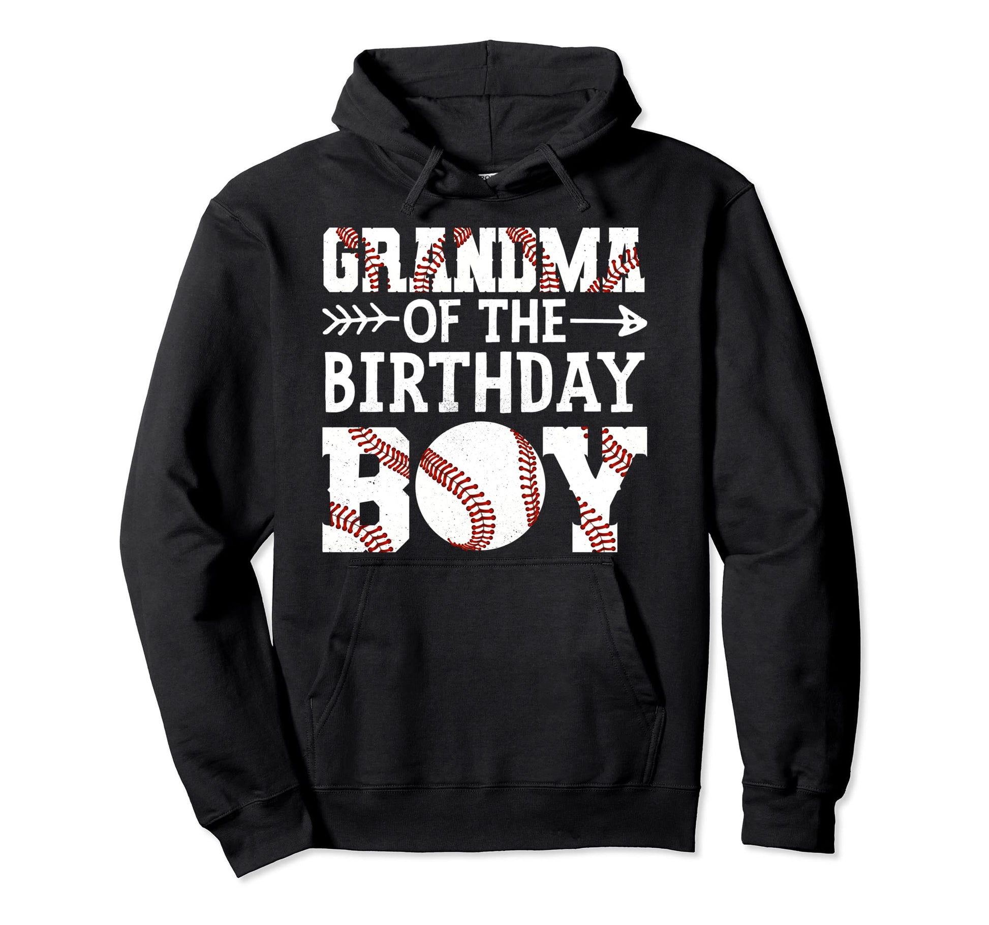 Grandma Birthday Baseball Mama Funny Hoodie - Trendy Graphic Men Women - T-Shirt, Sweatshirt, Hoodie