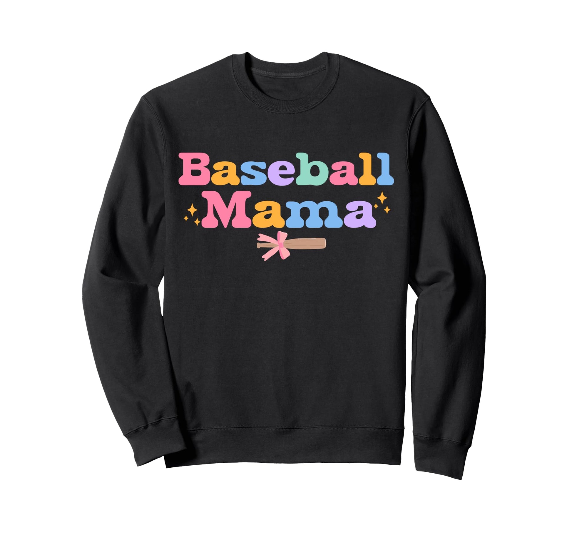 Baseball Mama Coquette Bow Cheer Sweatshirt - Fun Novelty Design Unisex - T-Shirt, Sweatshirt, Hoodie