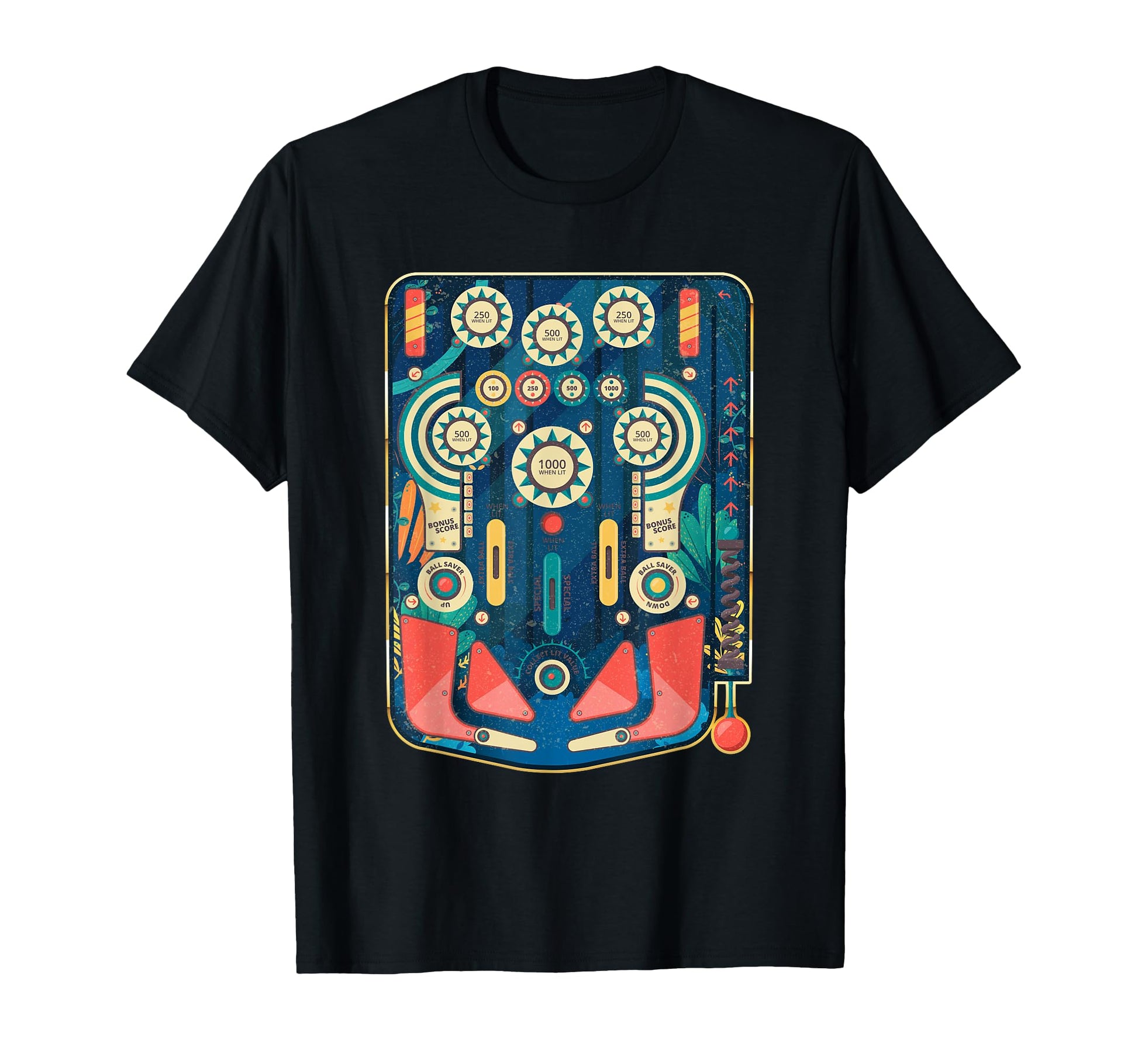 Pinball Arcade Game Machine T-Shirt - Novelty Apparel Unisex - T-Shirt, Sweatshirt, Hoodie