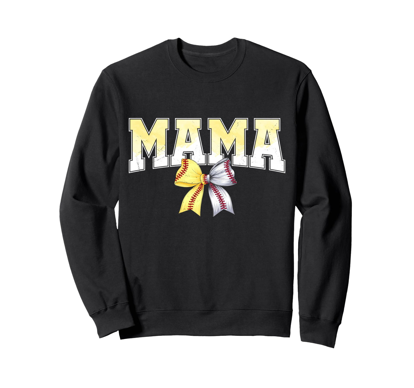 Coquette Bow Baseball Softball Sweatshirt - Minimalist Print for Adults - T-Shirt, Sweatshirt, Hoodie