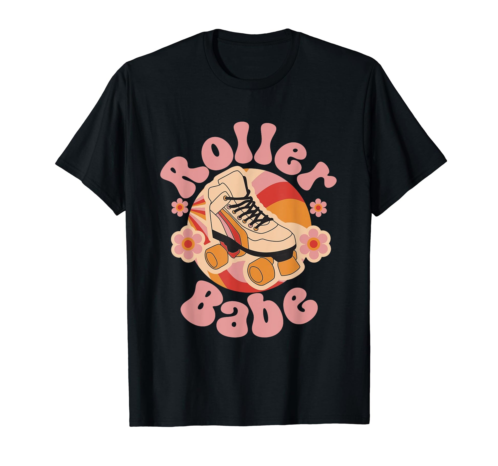 Roller Babe Roller Skating Womens T-Shirt - Unique Graphic for Adults - T-Shirt, Sweatshirt, Hoodie