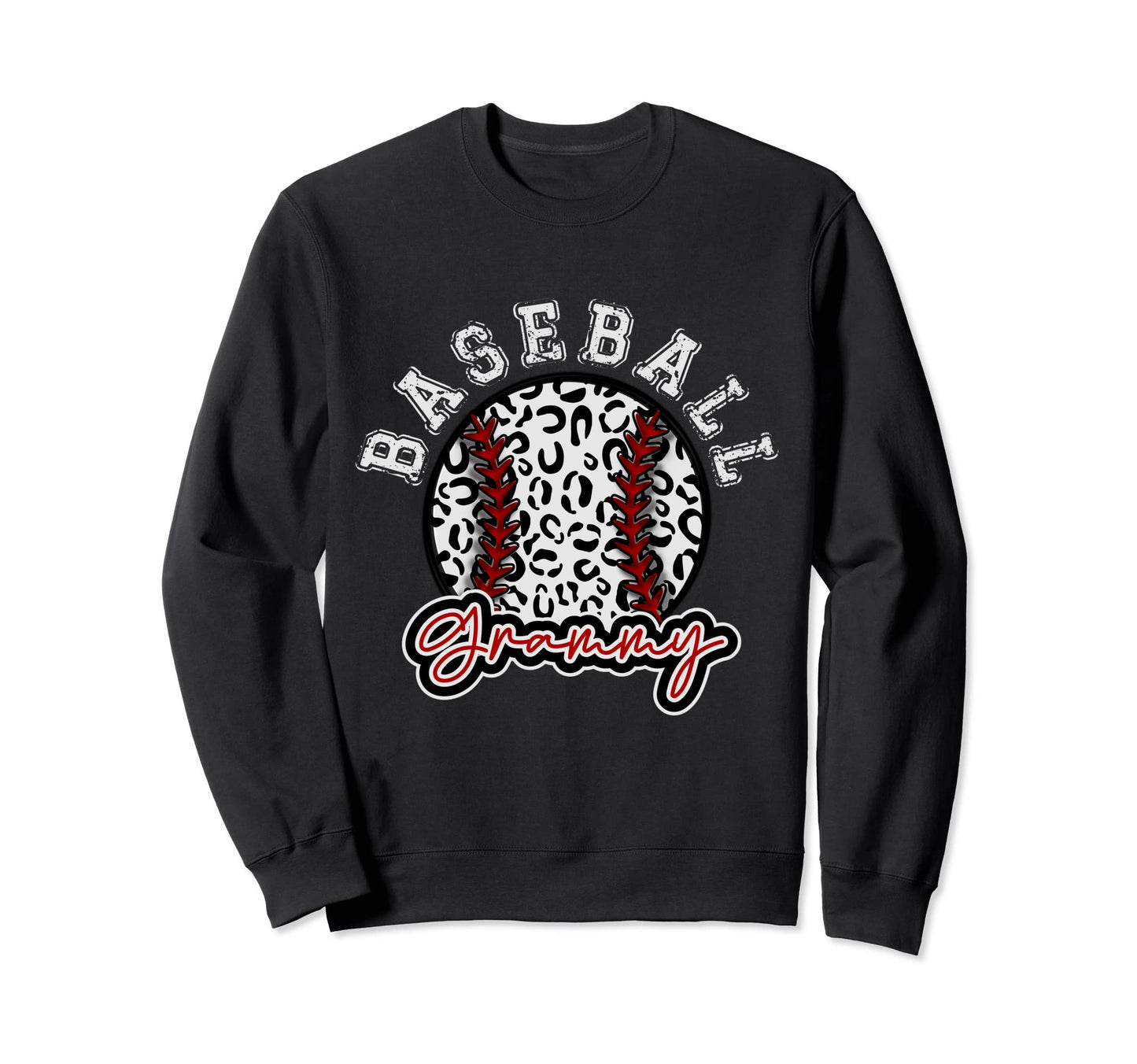 Leopard Cheetah Baseball Grammy Sweatshirt - Aesthetic Graphic Unisex - T-Shirt, Sweatshirt, Hoodie