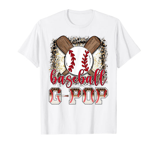 Baseball G Pop Leopard Proud Ball G Pop T-Shirt - Minimalist Print Unisex - T-Shirt, Sweatshirt, Hoodie