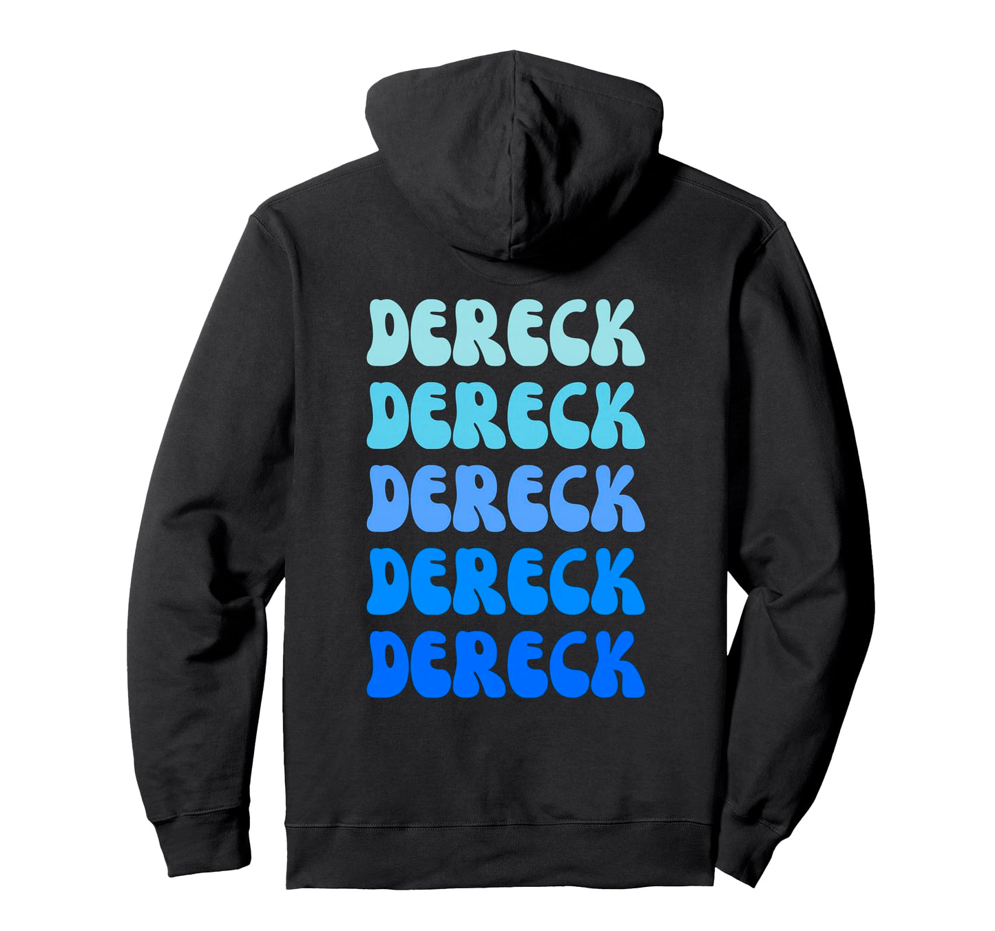 Dereck Name Stack Hoodie - Minimalist Print for Adults - T-Shirt, Sweatshirt, Hoodie