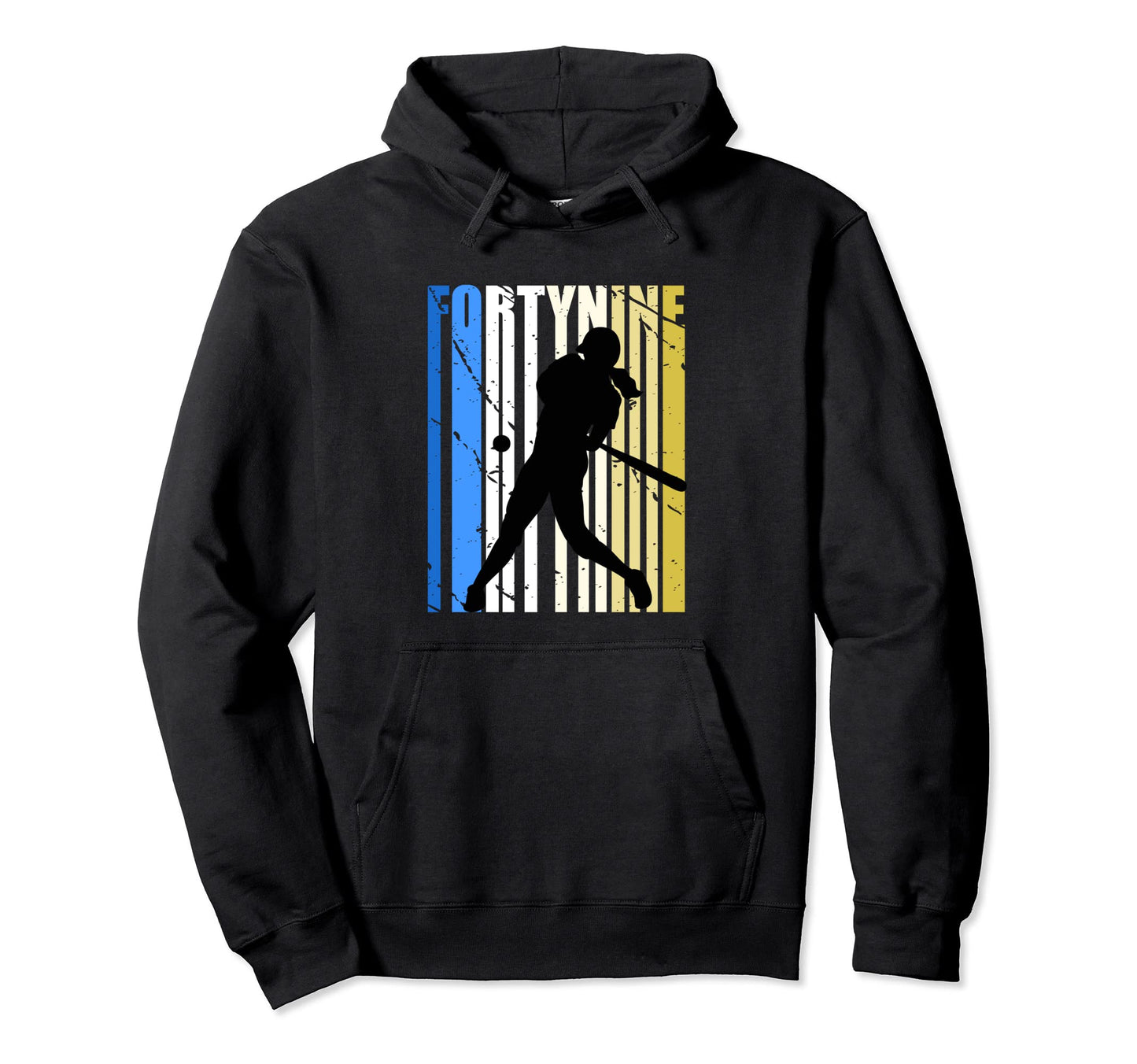Womens Baseball 49Th Birthday Sports Fans Hoodie - Trendy Graphic Men Women - T-Shirt, Sweatshirt, Hoodie