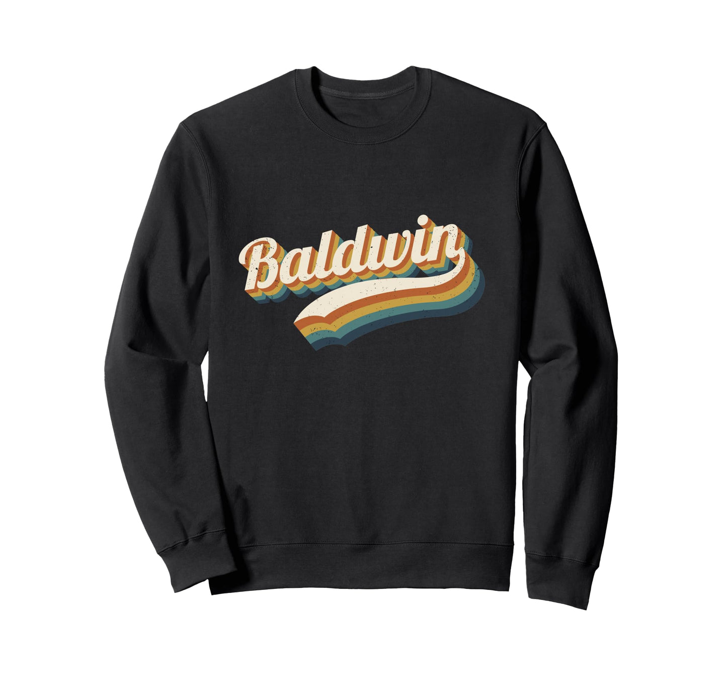 Baldwin Personalized Name Baldwin Sweatshirt - Minimalist Print Unisex - T-Shirt, Sweatshirt, Hoodie