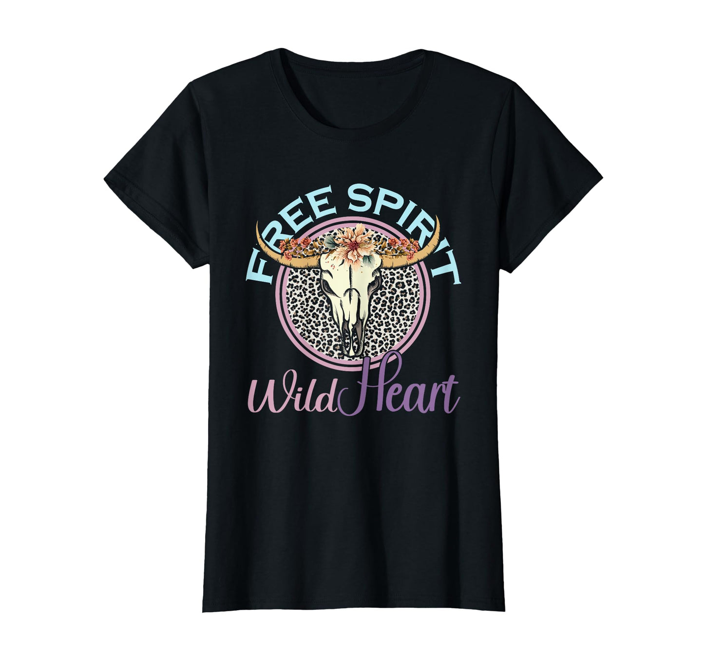 Free Spirit Wild Heart Western T-Shirt - Streetwear Style Men Women - T-Shirt, Sweatshirt, Hoodie