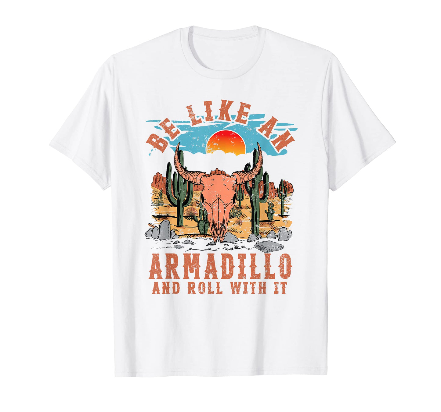 Western Country Be Like Armadillo T-Shirt - Custom Art Print for Adults - T-Shirt, Sweatshirt, Hoodie