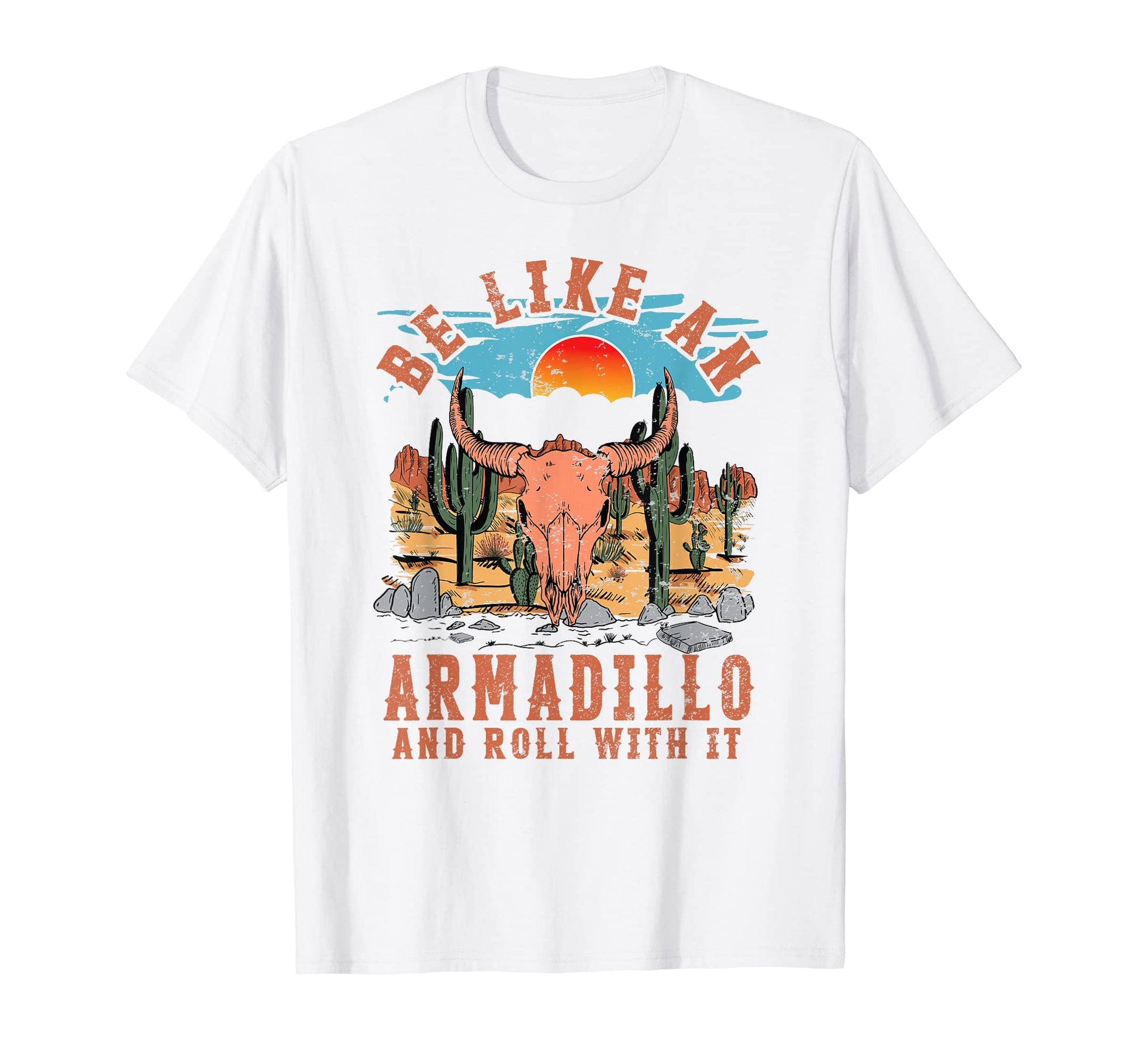 Western Country Be Like Armadillo T-Shirt - Custom Art Print for Adults - T-Shirt, Sweatshirt, Hoodie