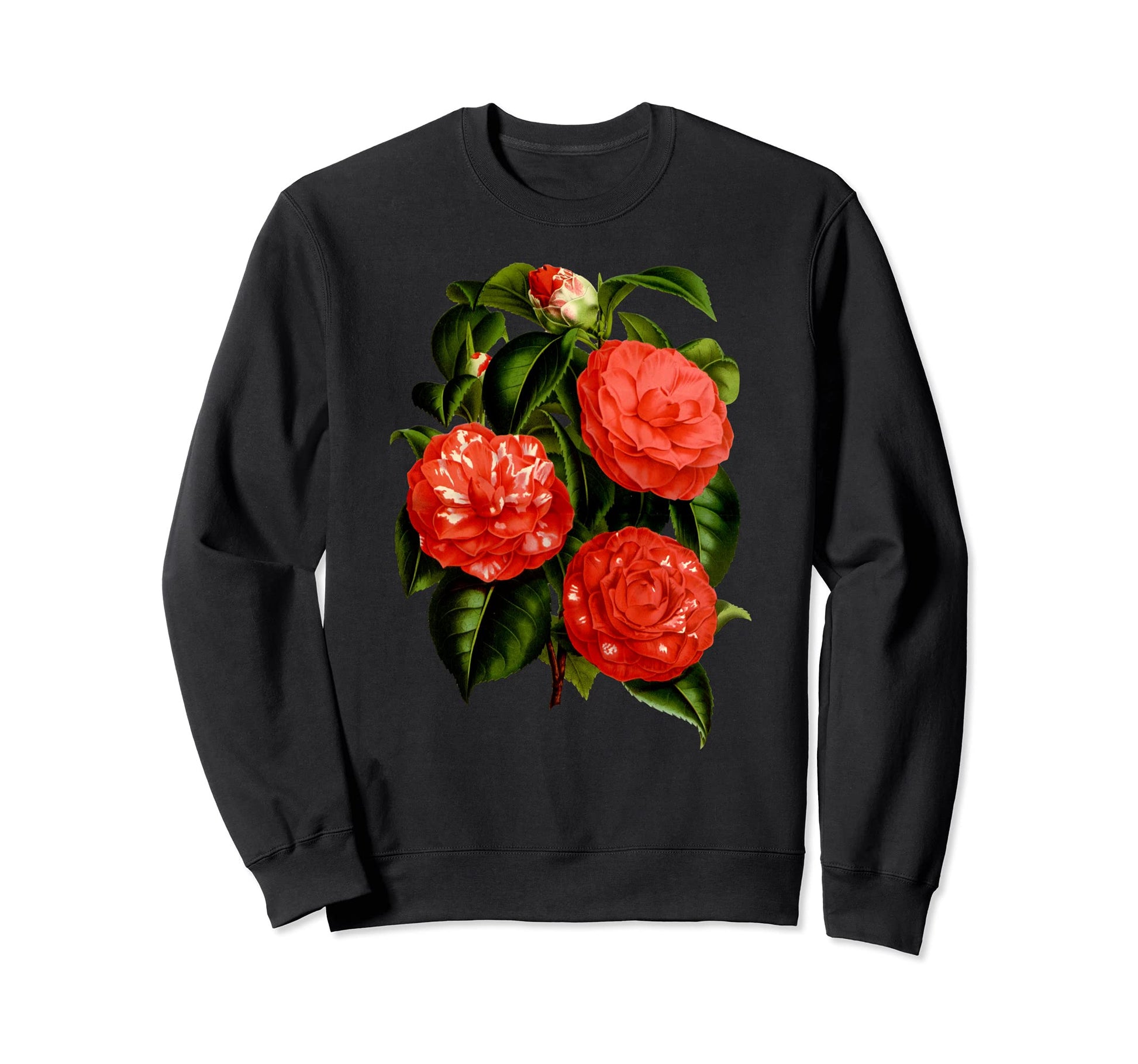 Botanical Flower Floral Sweatshirt - Casual Everyday Wear Unisex - T-Shirt, Sweatshirt, Hoodie